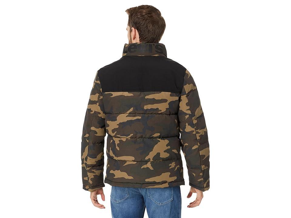 Men's Levi's® Retro Quilted Puffer Jacket, Size: XL, Camouflage Product Image