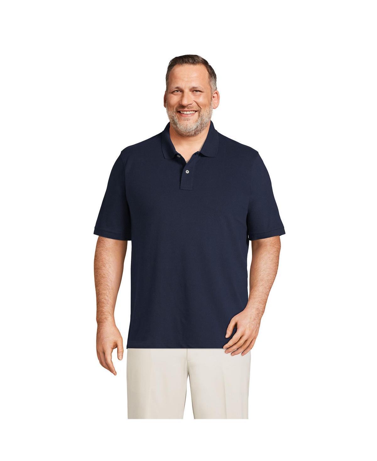 Big & Tall Lands' End Short Sleeve Comfort-First Mesh Polo Shirt, Men's, Size: XXL Tall, White Product Image