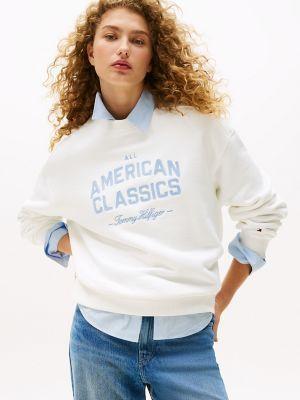 Embroidered Logo Varsity Sweatshirt Product Image