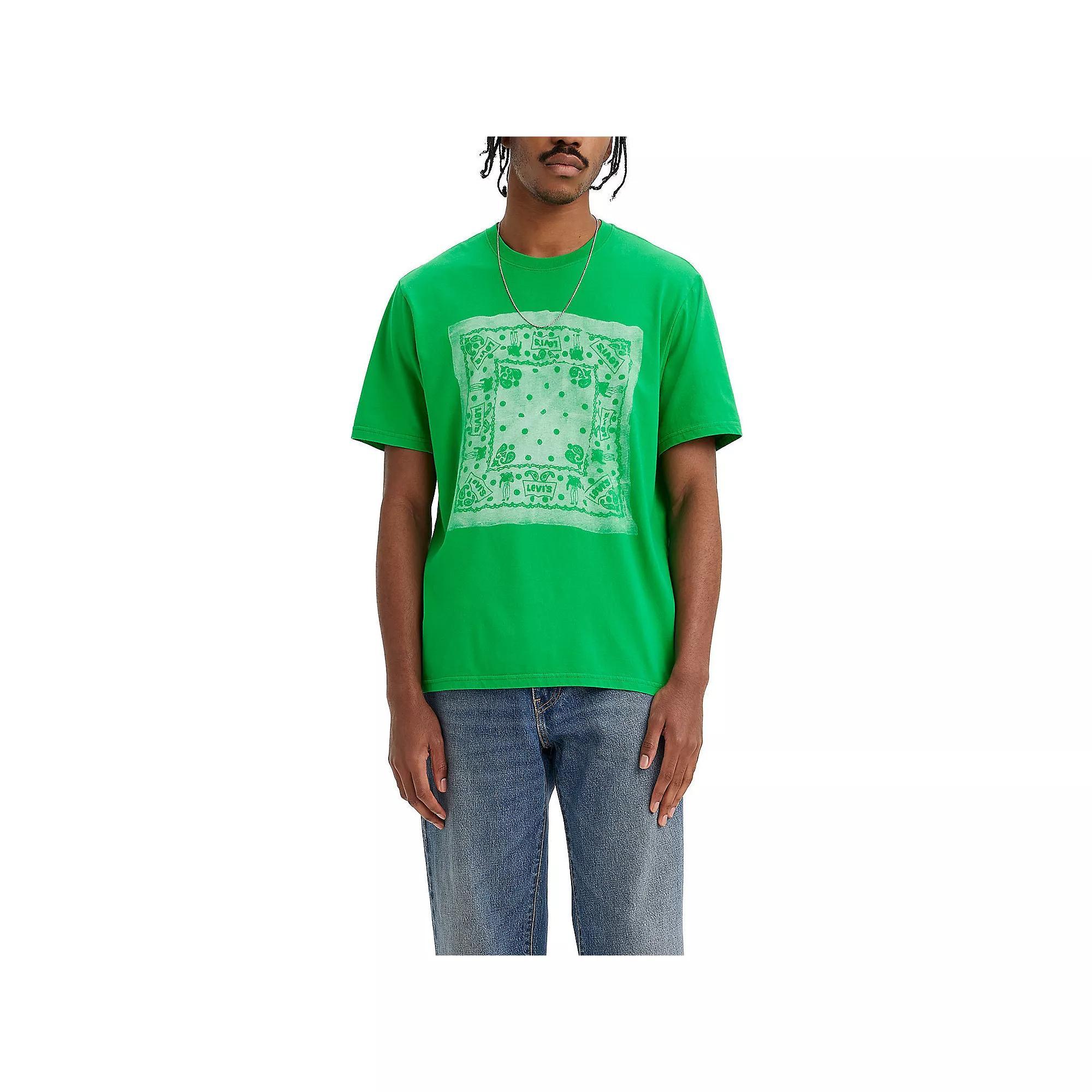 Men's Levi's® Classic Graphic Tee, Size: XL, Bright Green Product Image