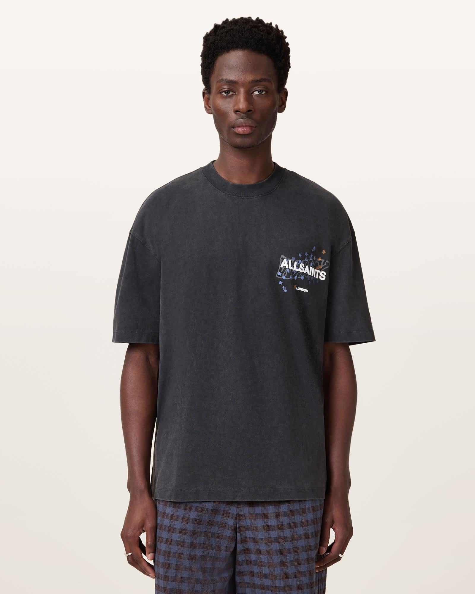 Wavy Oversized Crew Neck T-Shirt Product Image