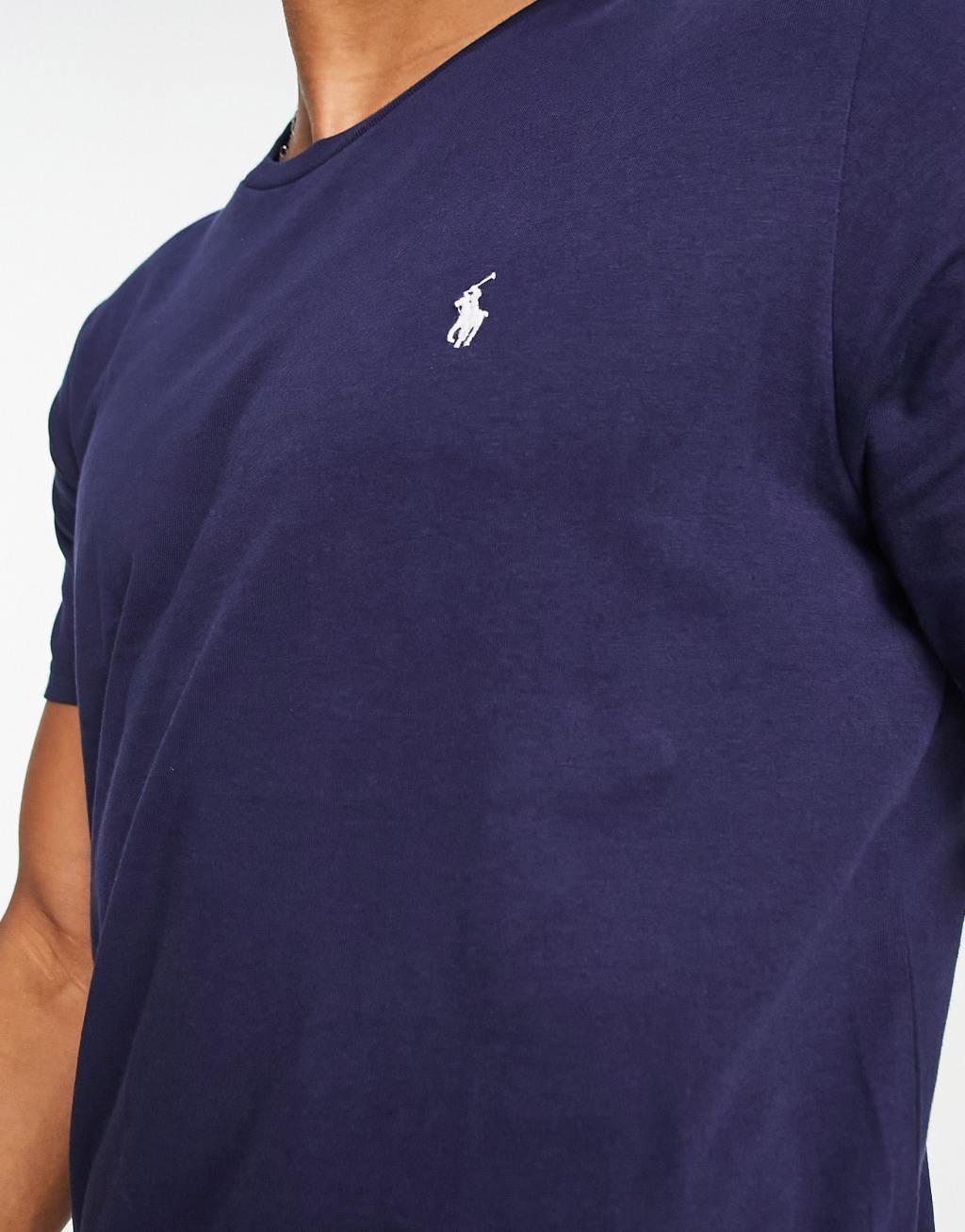 Polo Ralph Lauren lounge t-shirt in navy with logo Product Image