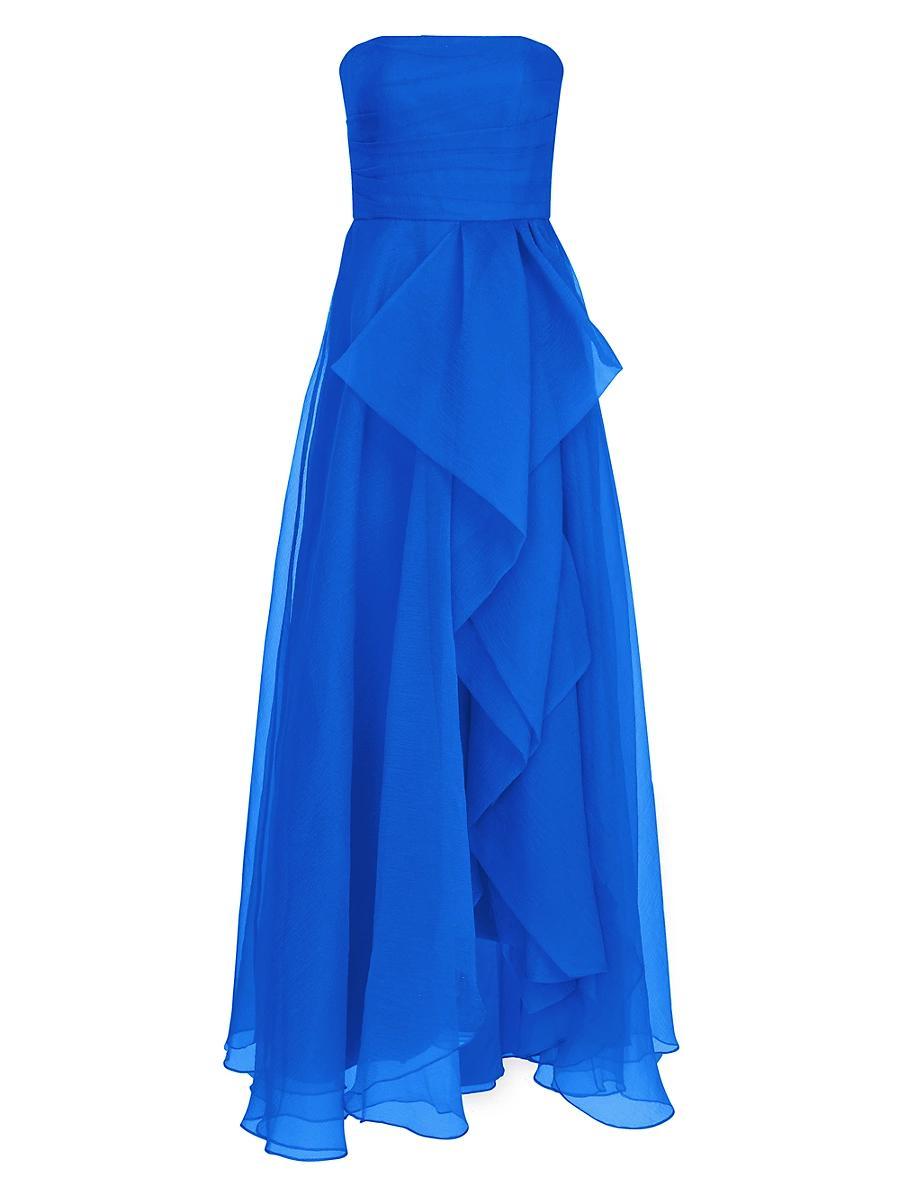 Womens Teresa Draped Tulle Gown Product Image