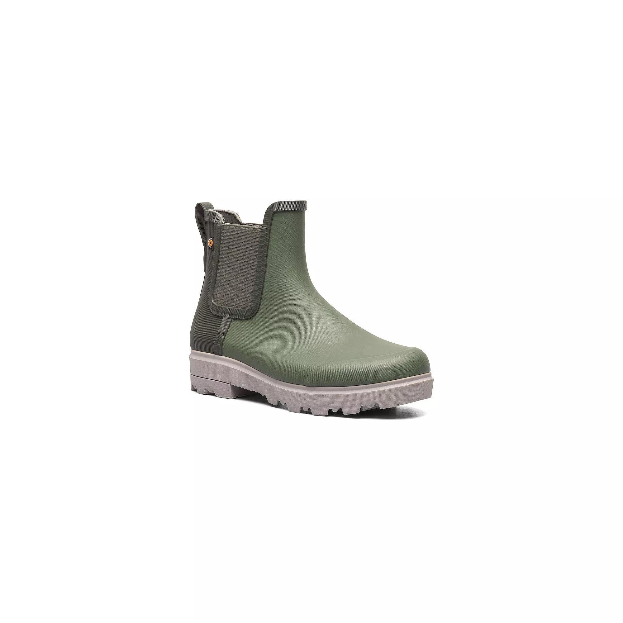 Bogs Holly Women's Chelsea Rain Boots, Size: 8, Green Ash Product Image