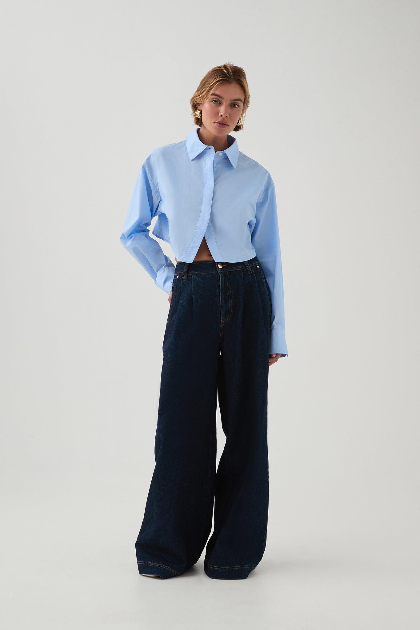 Havana Cropped Shirt Product Image