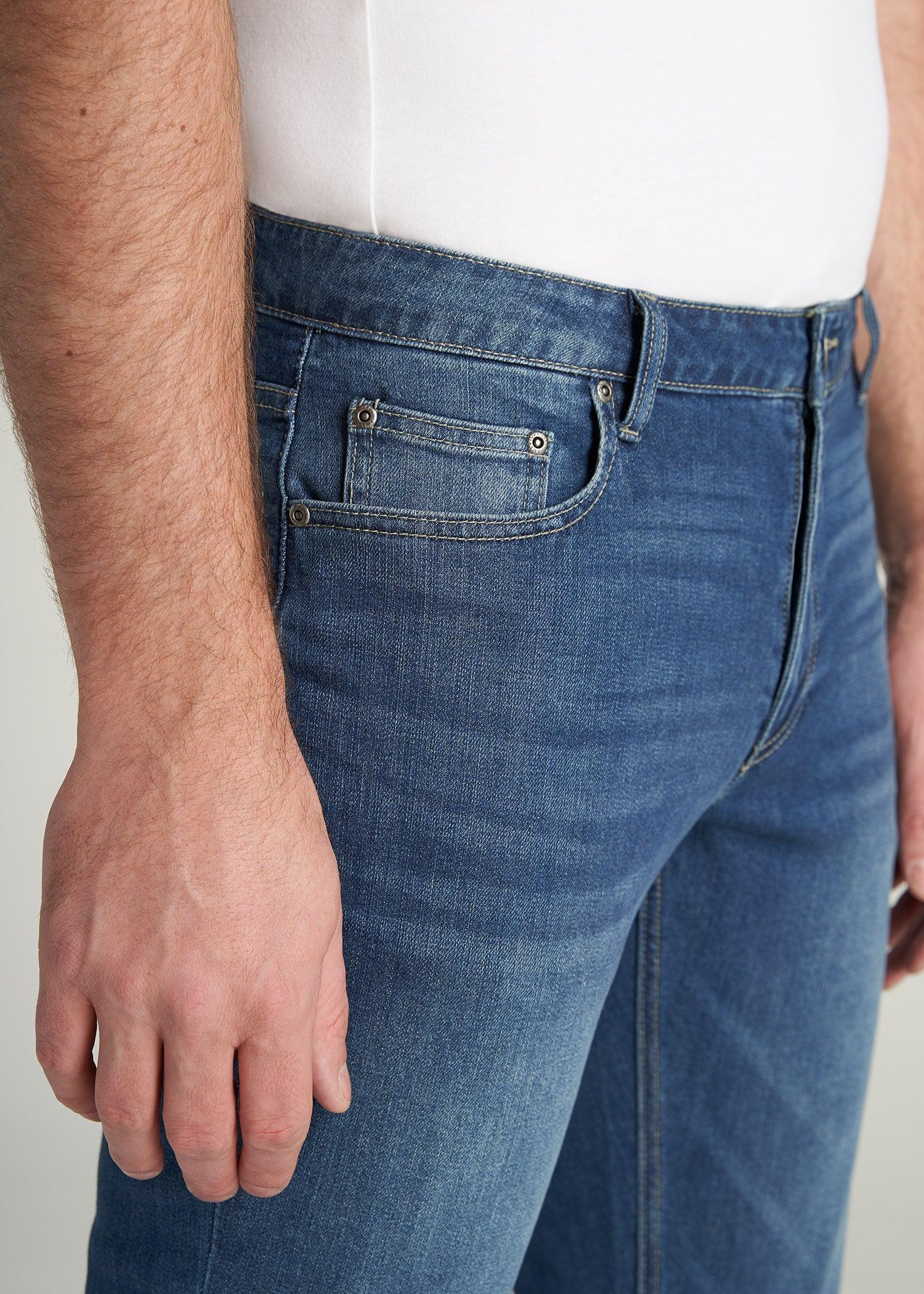 Carman TAPERED Jeans for Tall Men in Classic Blue Product Image