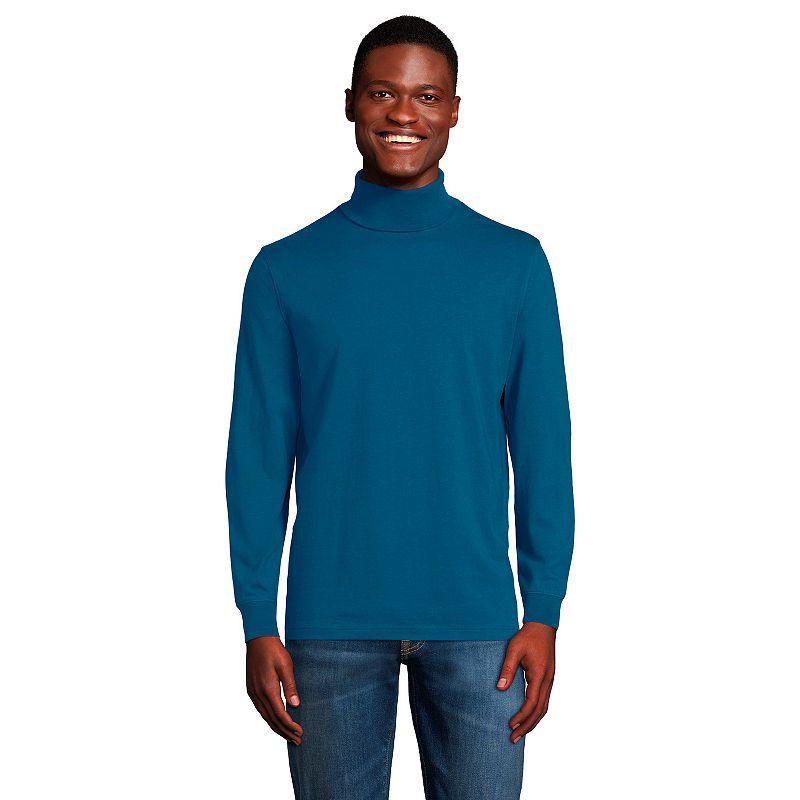 Big & Tall Lands End Super-T Turtleneck, Mens Product Image