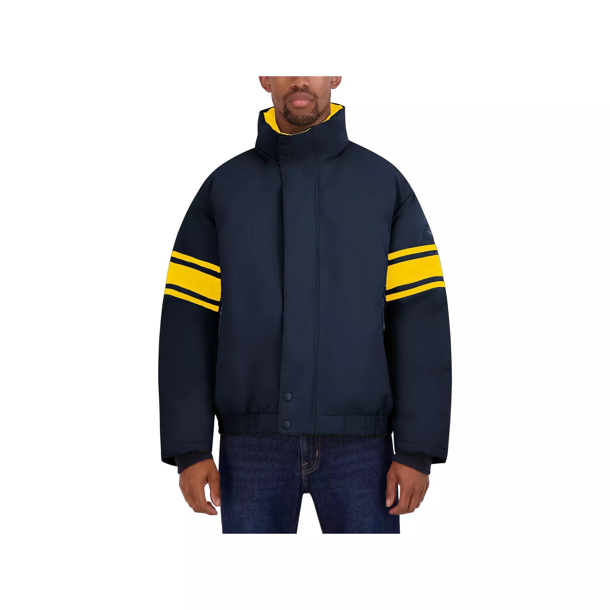 Men's Nautica Vintage Puffer Jacket, Size: Medium, Blue Product Image