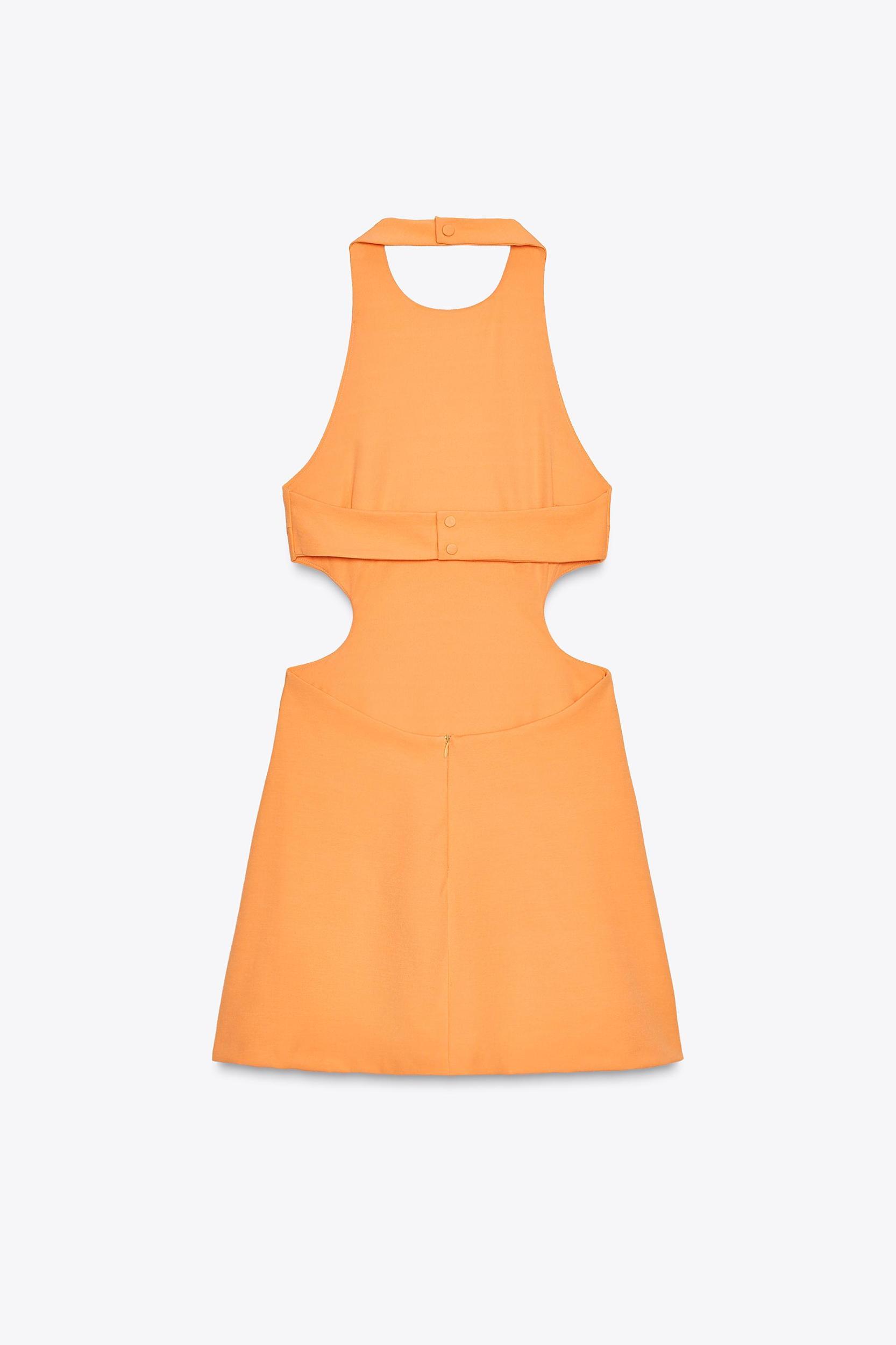 HALTER CUT OUT MINI DRESS Product Image