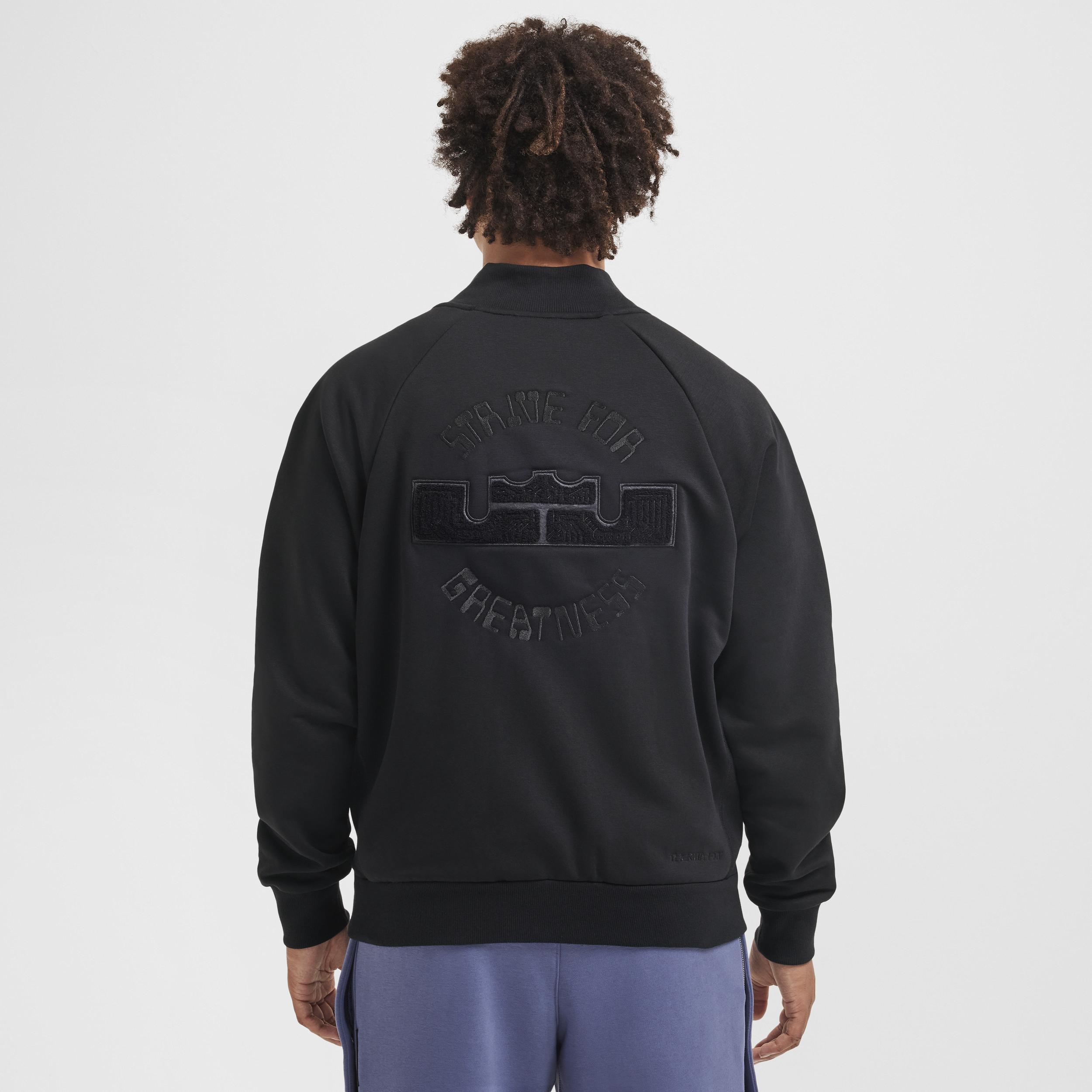 LeBron Standard Issue Men's Therma-FIT Basketball Jacket Product Image