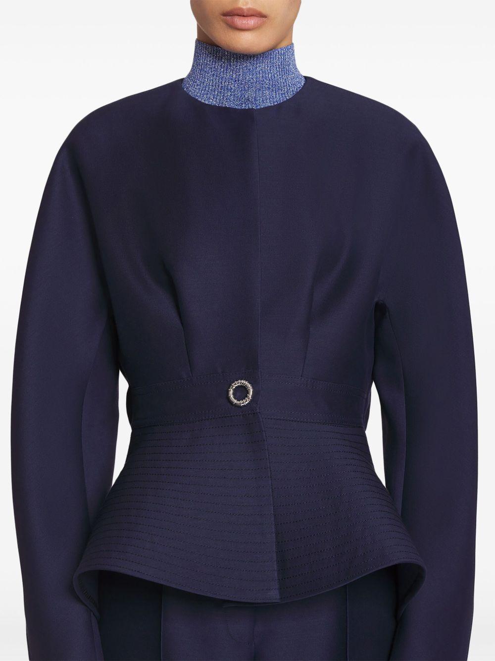 peplum-hem jacket Product Image