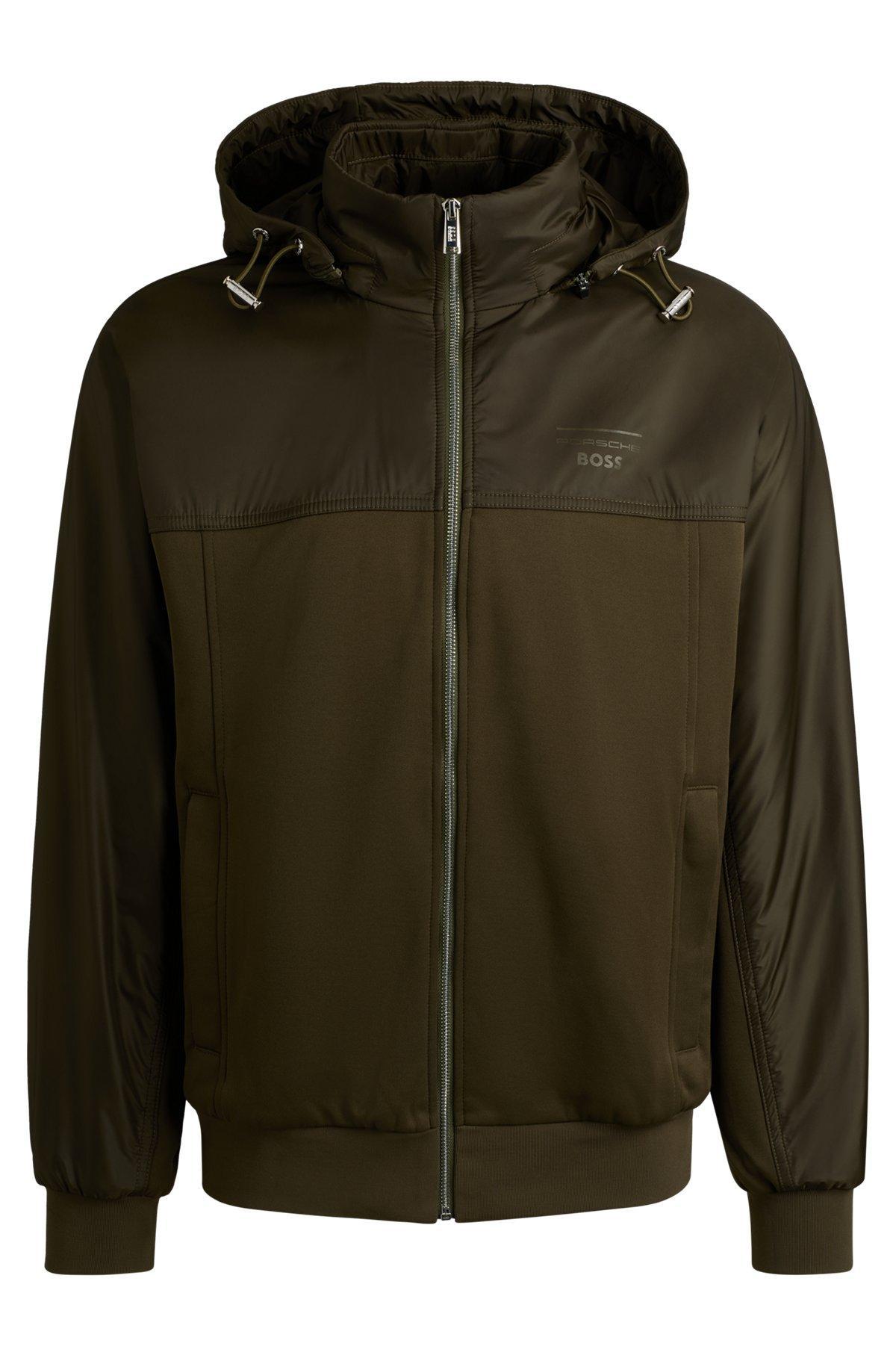 Porsche x BOSS hoodie with two-way zip Product Image
