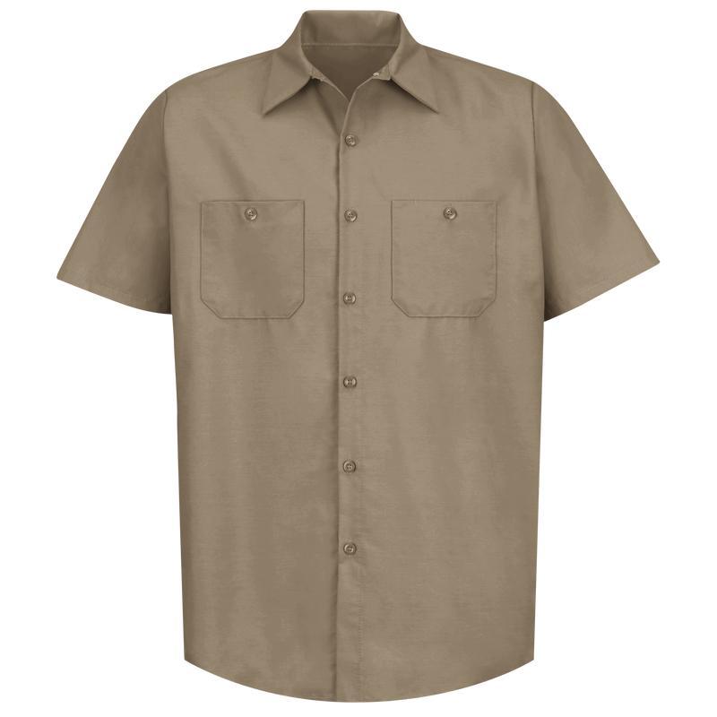 Red Kap Men's Short Sleeve Industrial Work Shirt Product Image