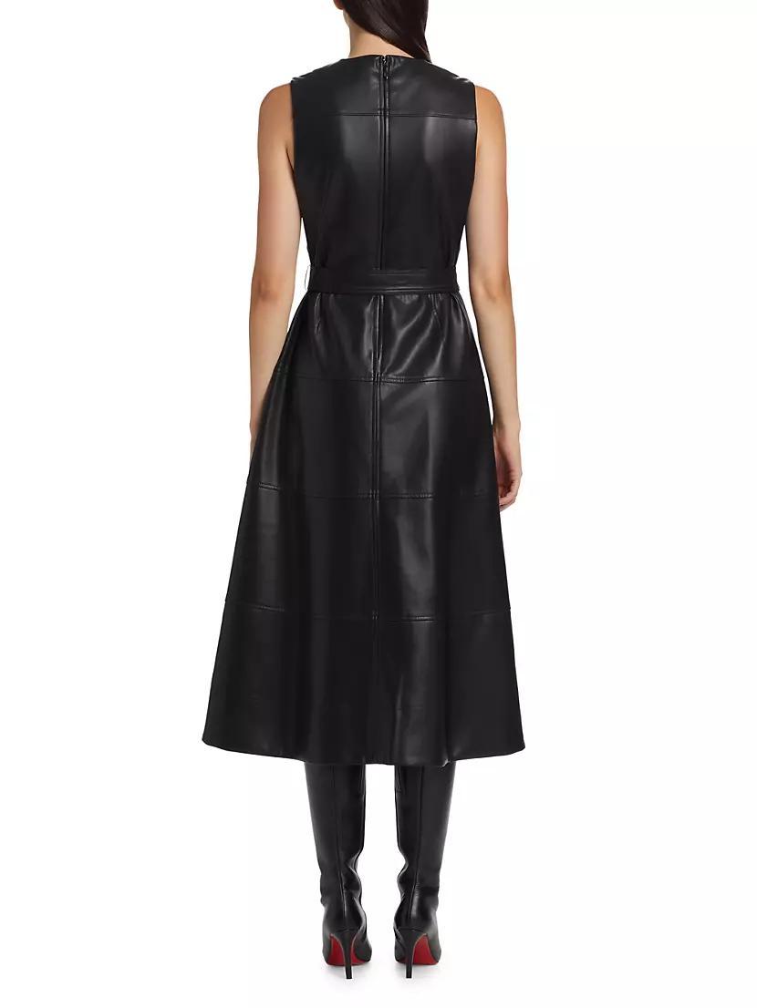 Reinella Faux Leather Dress Product Image