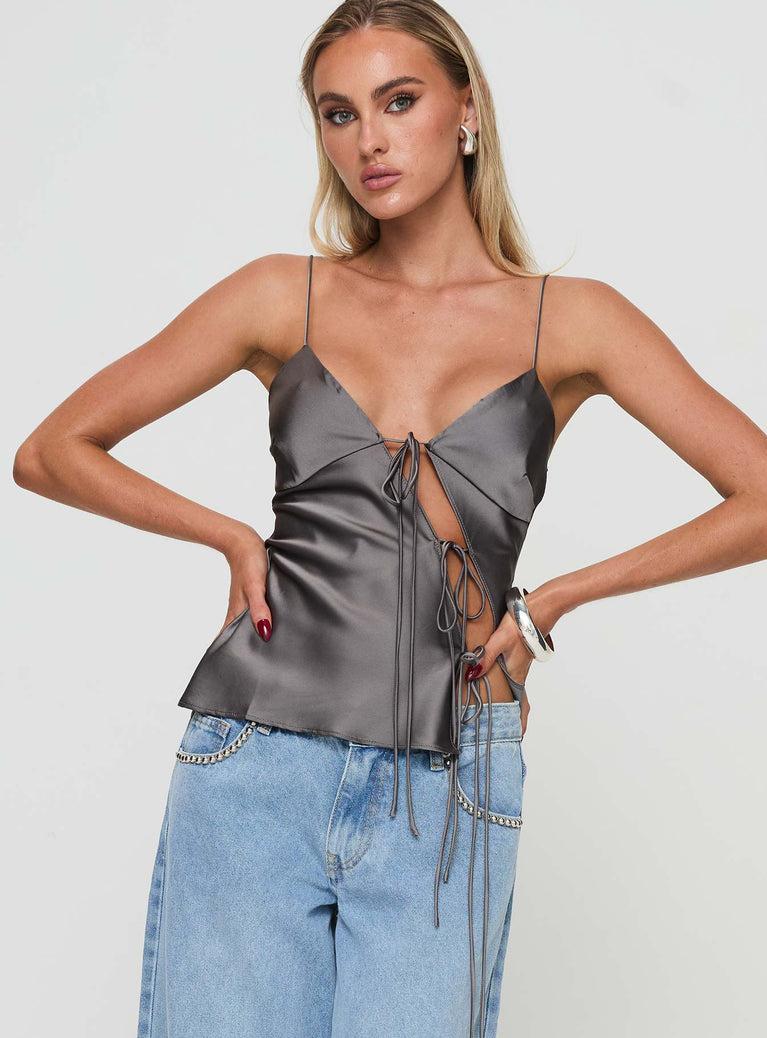 Mariah Top Grey Product Image
