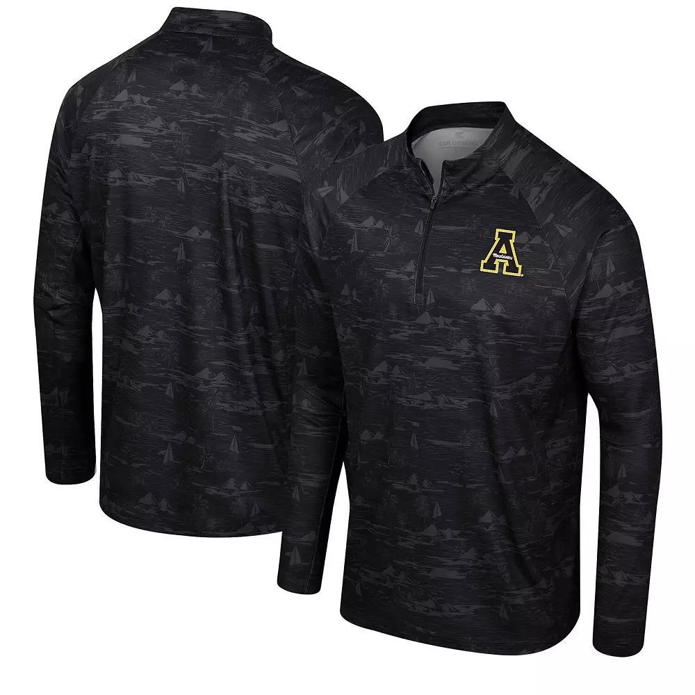 Men's Colosseum Green Michigan State Spartans Carson Raglan Quarter-Zip Jacket, Size: Medium Product Image