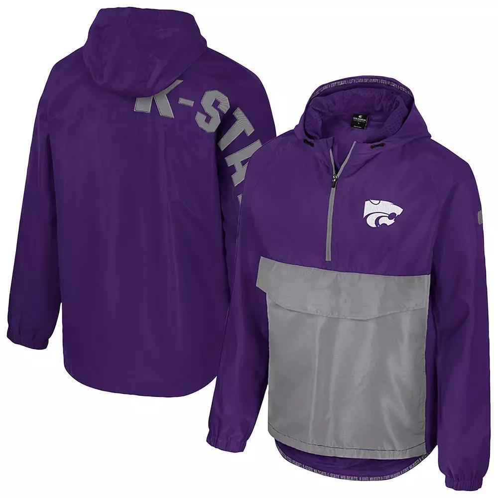 Men's Colosseum  Blue UCLA Bruins Reloaded Anorak Half-Zip Jacket, Size: Large Product Image