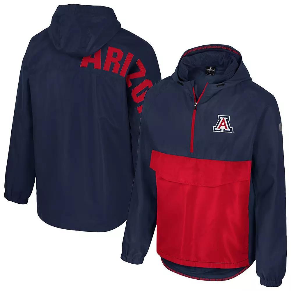Men's Colosseum  Royal Air Force Falcons Reloaded Anorak Half-Zip Jacket, Size: XL, Afa Blue Product Image