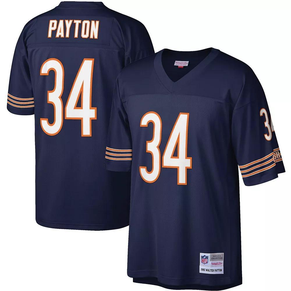 Men's Mitchell & Ness Walter Payton Navy Chicago Bears Legacy Replica Jersey, Size: Small, Blue Product Image