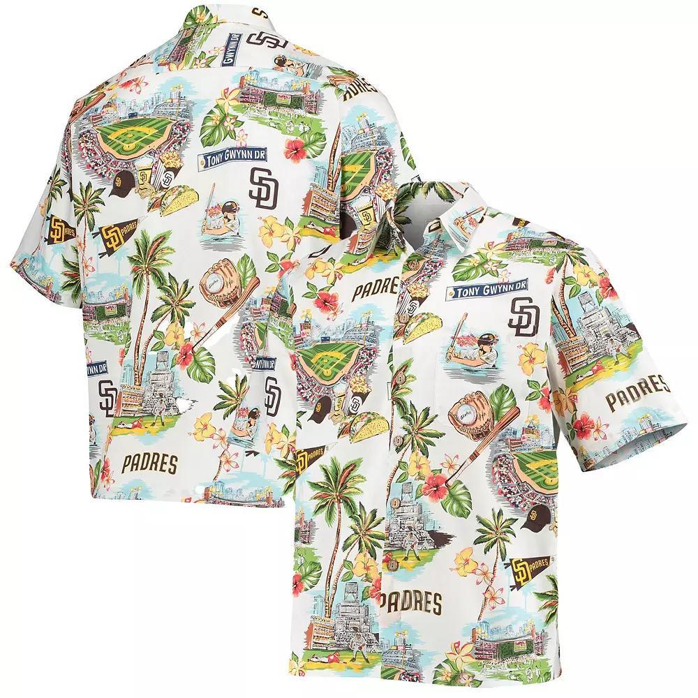 Mens Reyn Spooner San Diego Padres Scenic Logo Button-Up Shirt Product Image