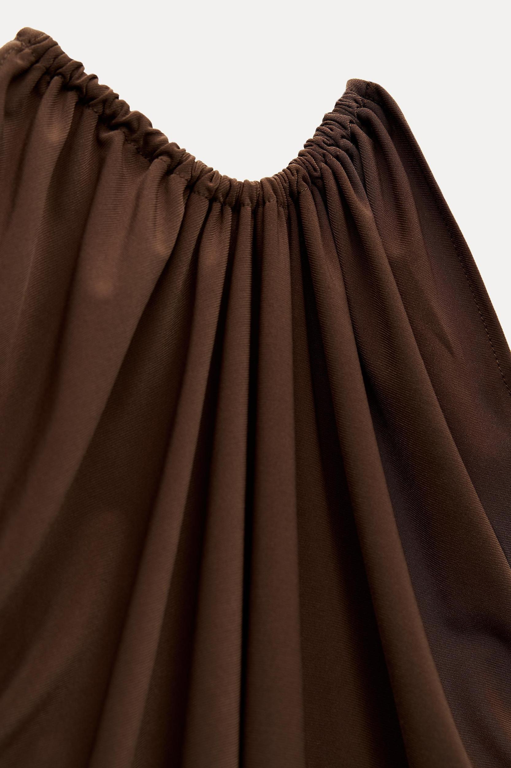 DRAPED HALTER TOP Product Image