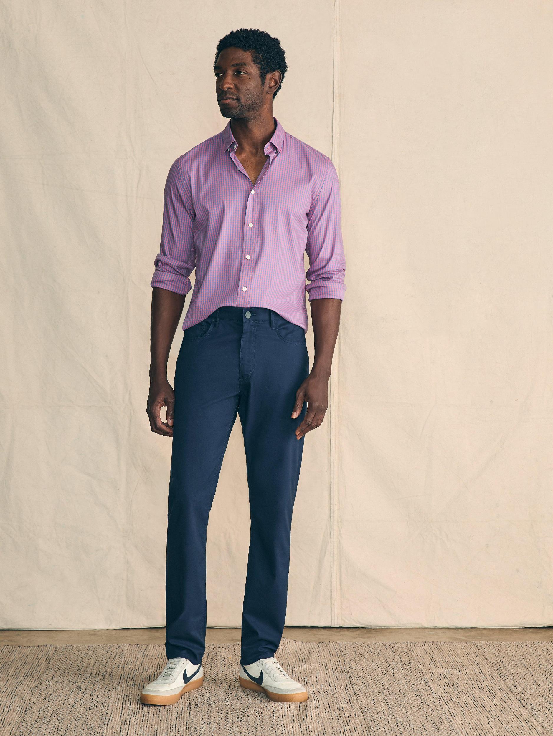 Movement™ Shirt - Blue Rose Gingham Male Product Image