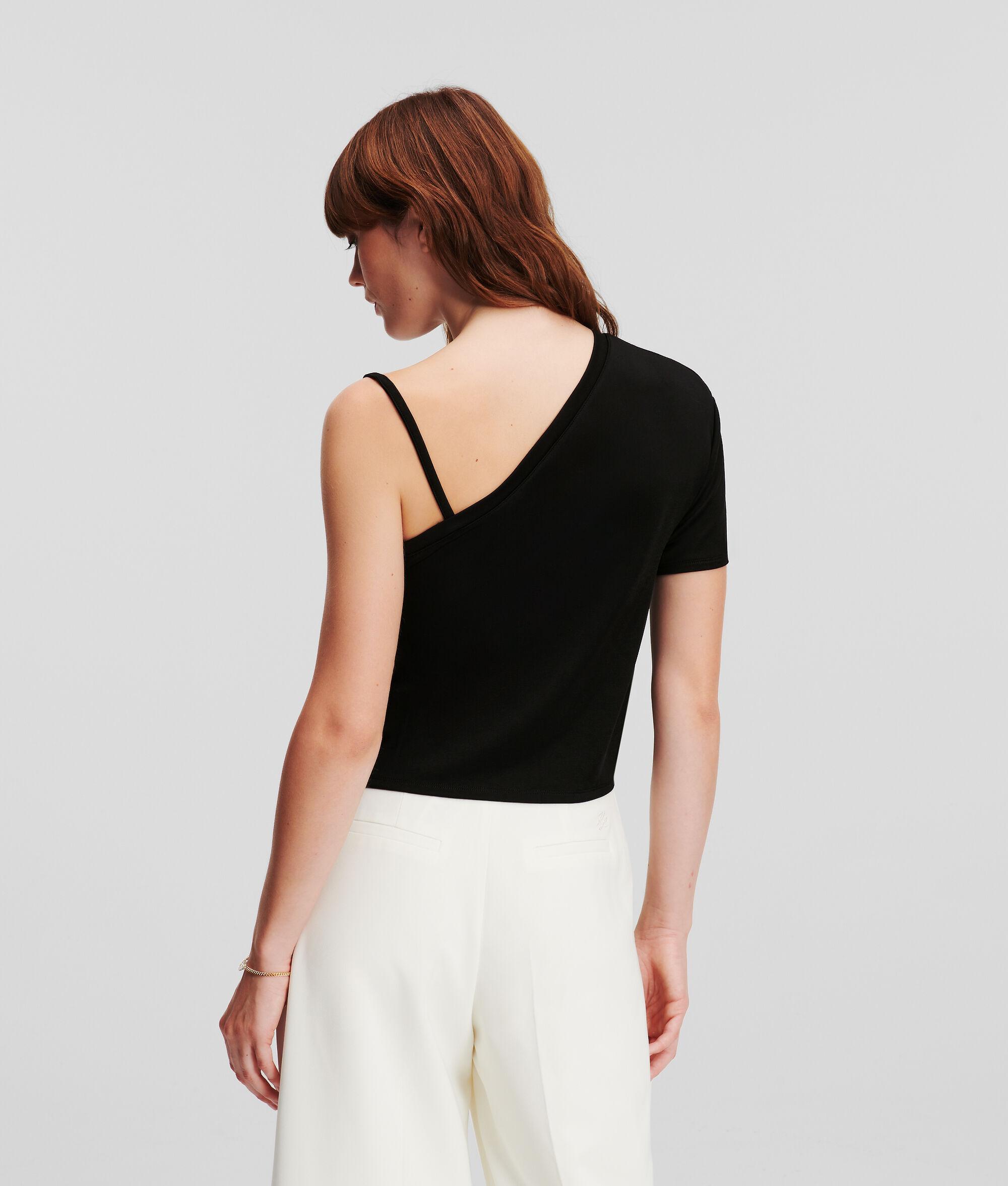 ONE SHOULDER SIGNATURE T-SHIRT Product Image