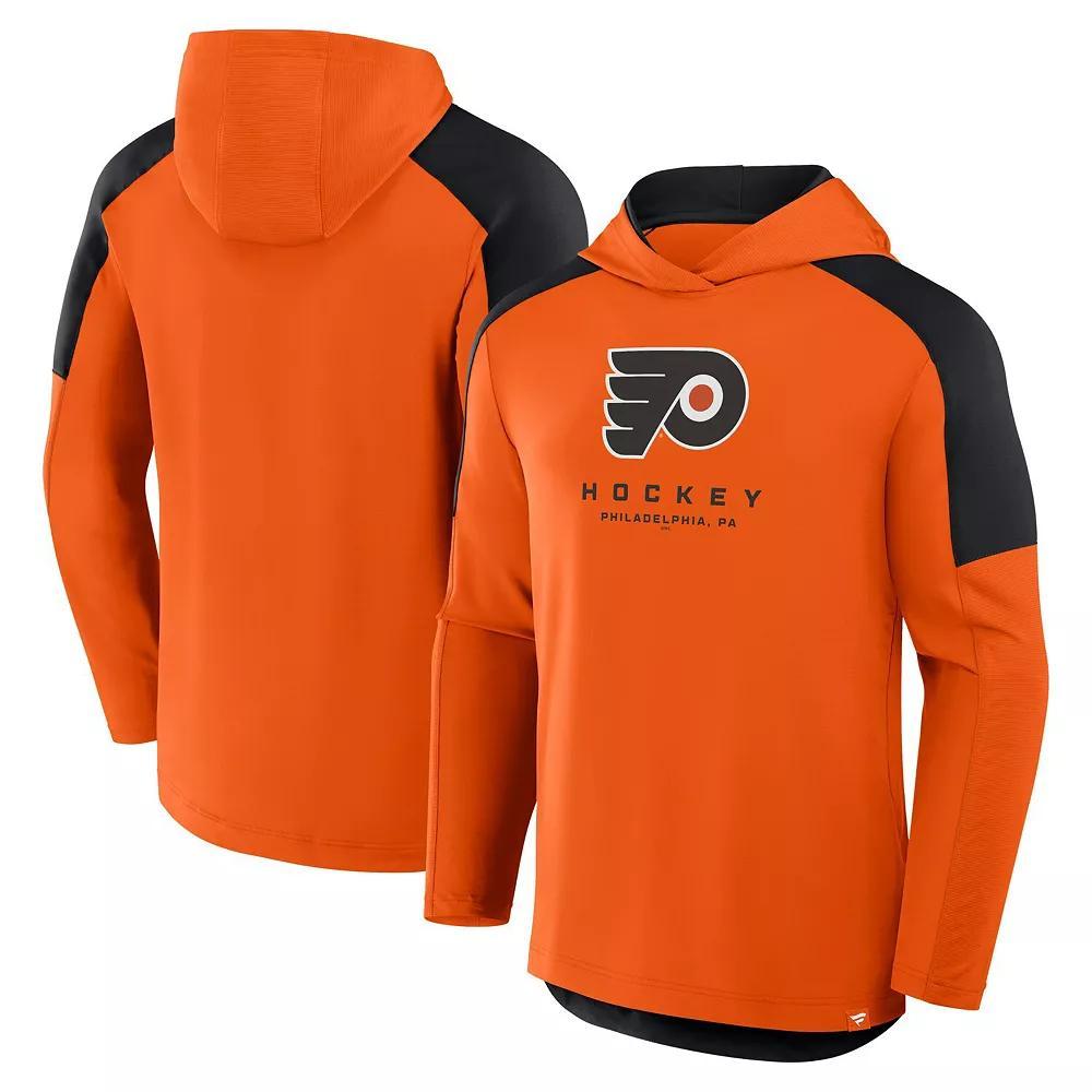 Men's Fanatics Orange Philadelphia Flyers Meta Game Transitional Pullover Hoodie, Size: Small, Fly Orange Product Image