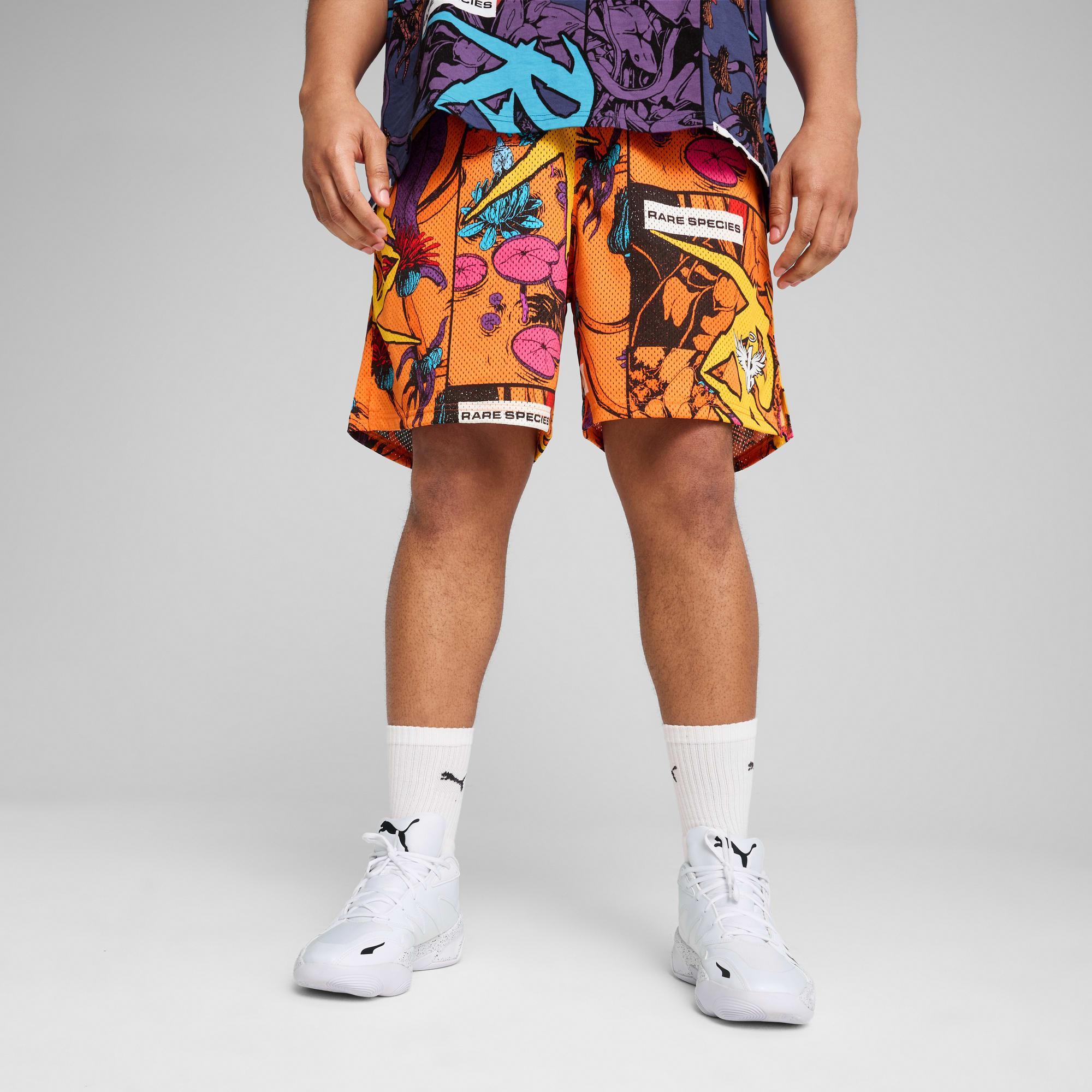 PUMA x LAMELO BALL Phoenix Men's Shorts in Blue Crystal/Aop Product Image