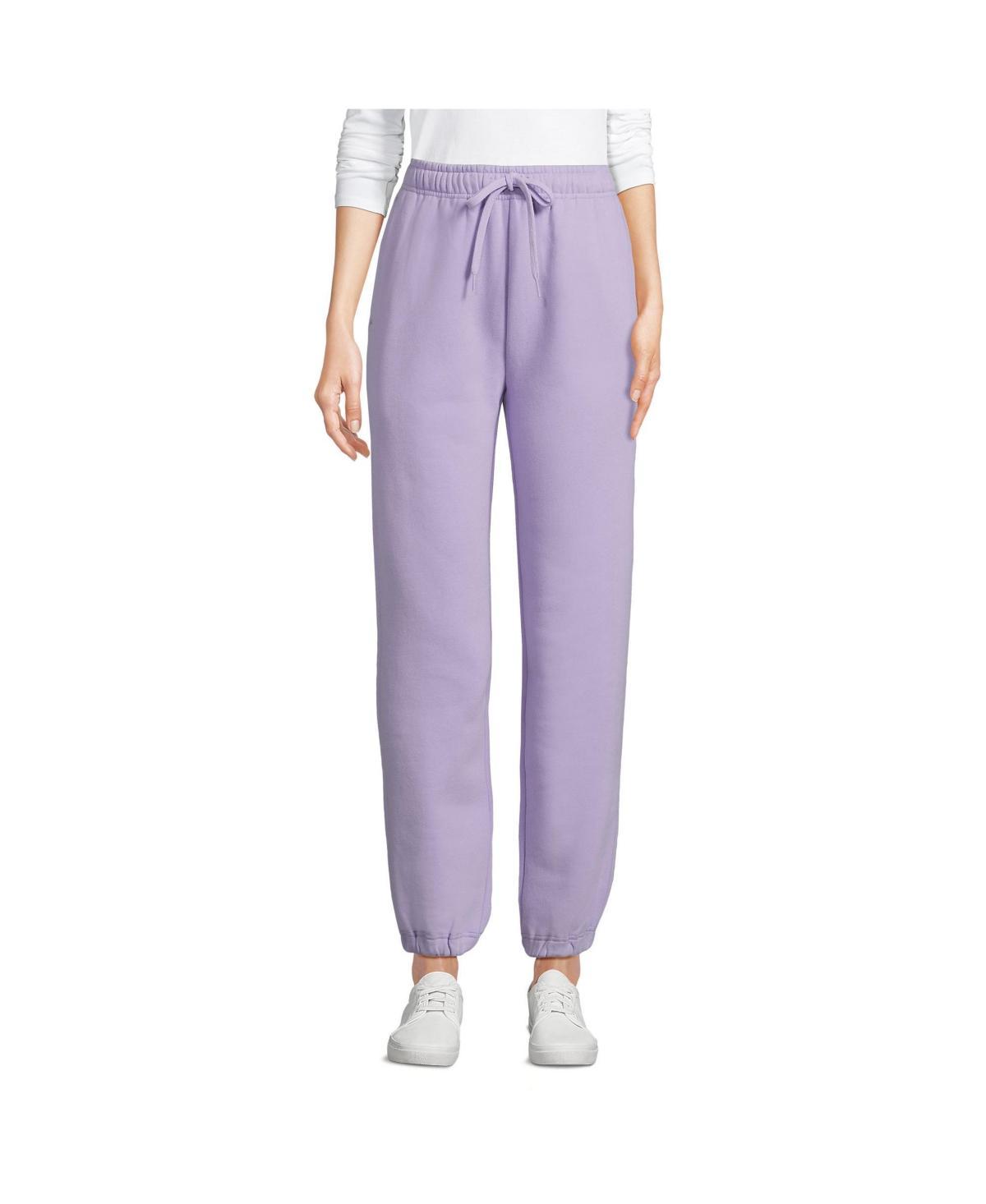 Lands' End Women's Serious Sweats High Rise Jogger Pants - Medium - Deep Sea Navy Product Image