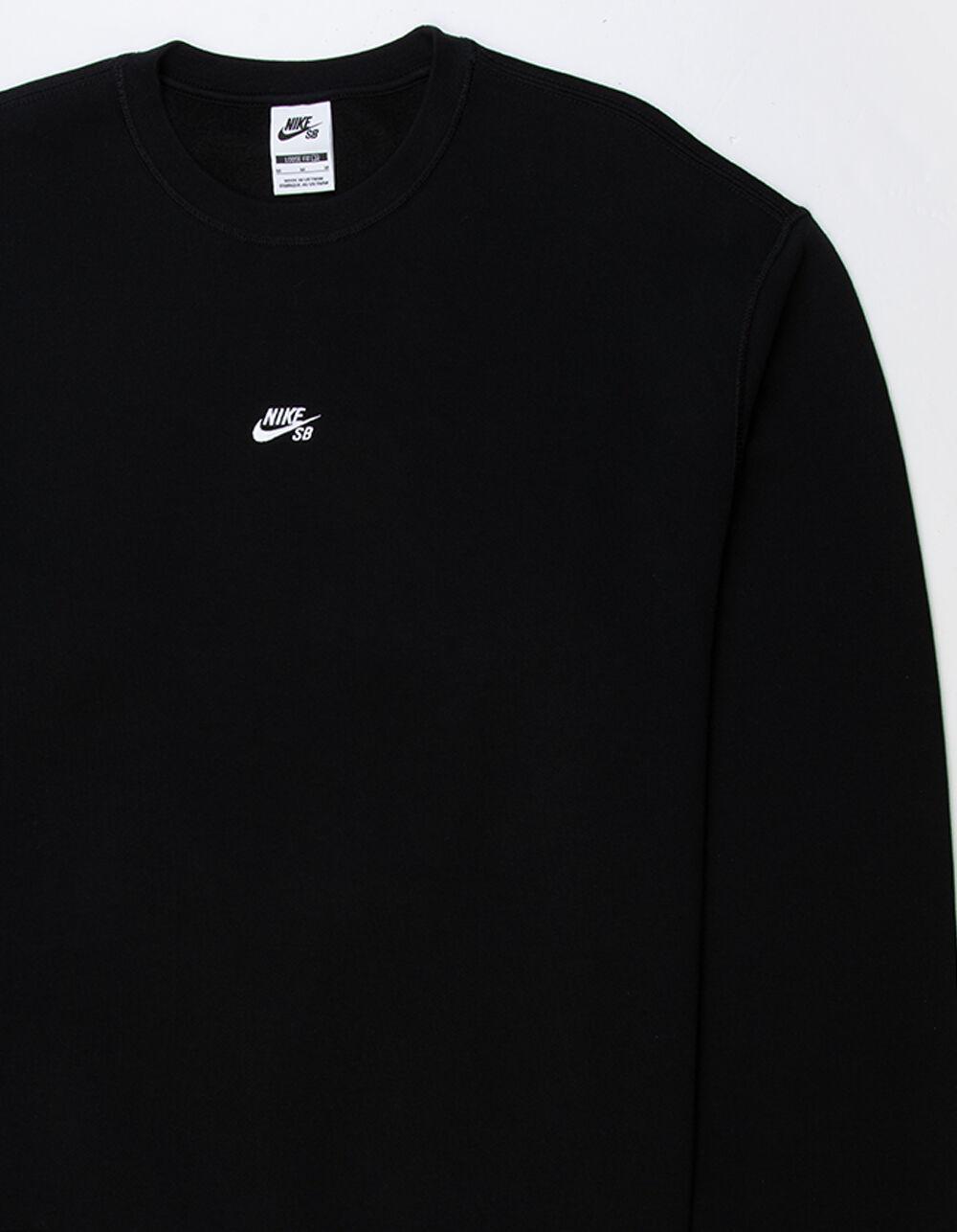 NIKE SB Logo Mens Crewneck Sweatshirt - BLACK Product Image
