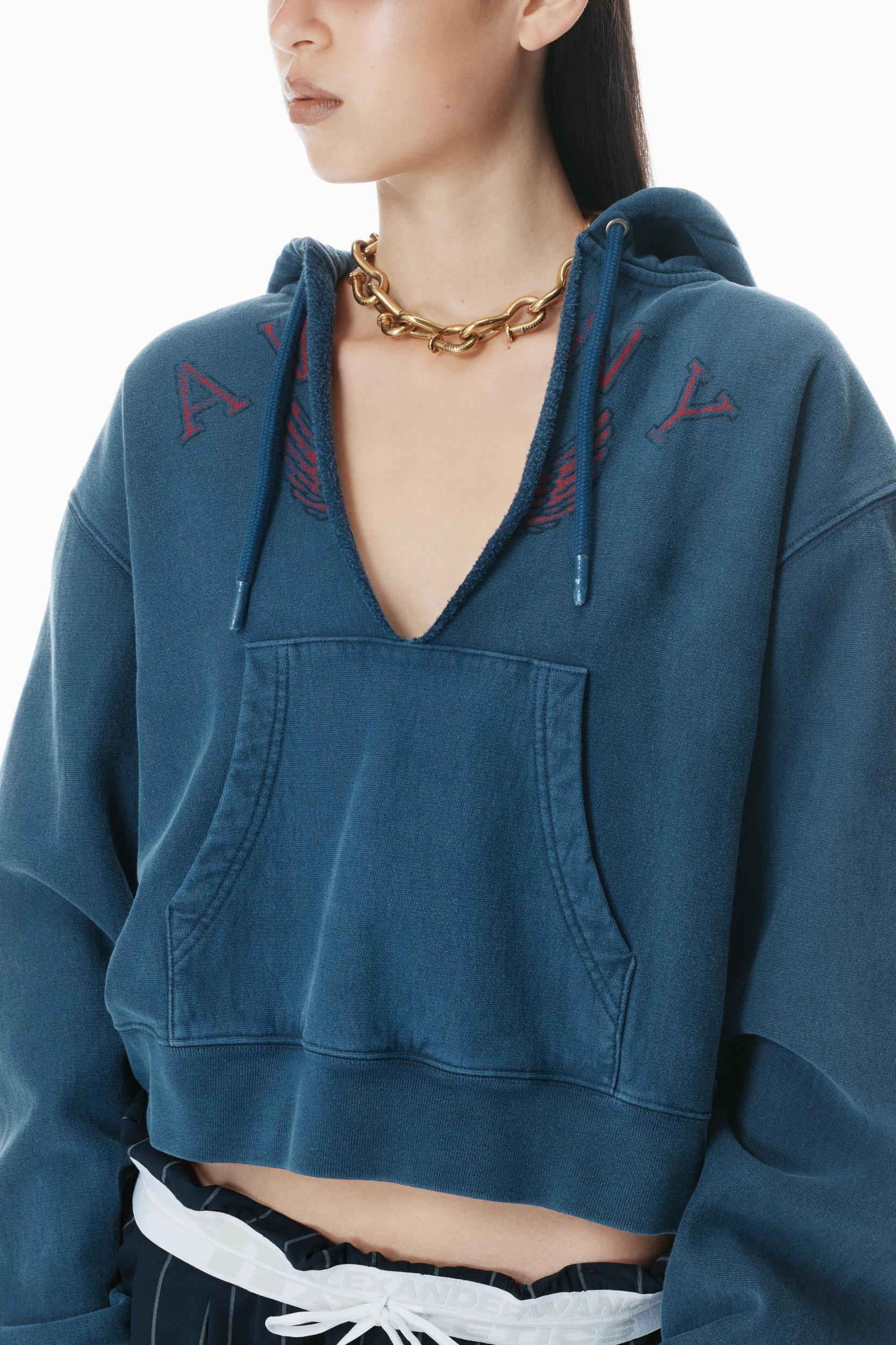 Distressed Cotton Hoodie Product Image