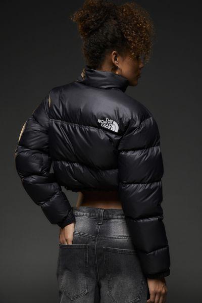 The North Face Nuptse Cropped Puffer Jacket Womens at Urban Outfitters Product Image
