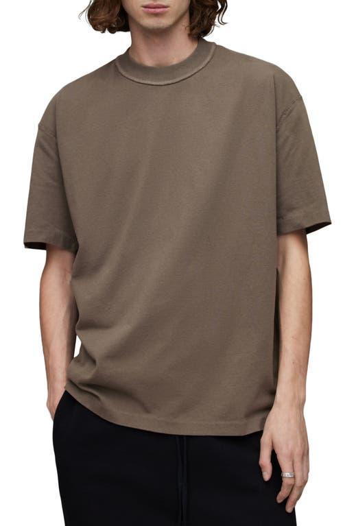Allsaints Isac Oversized Fit Short Sleeve Crew Tee Product Image