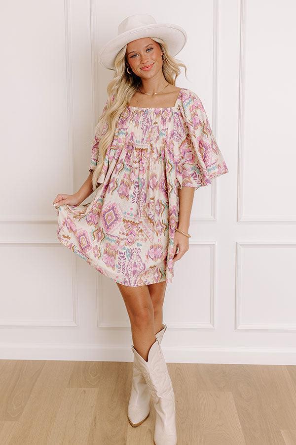Wisteria Wonder Mini Dress in Violet Product Image