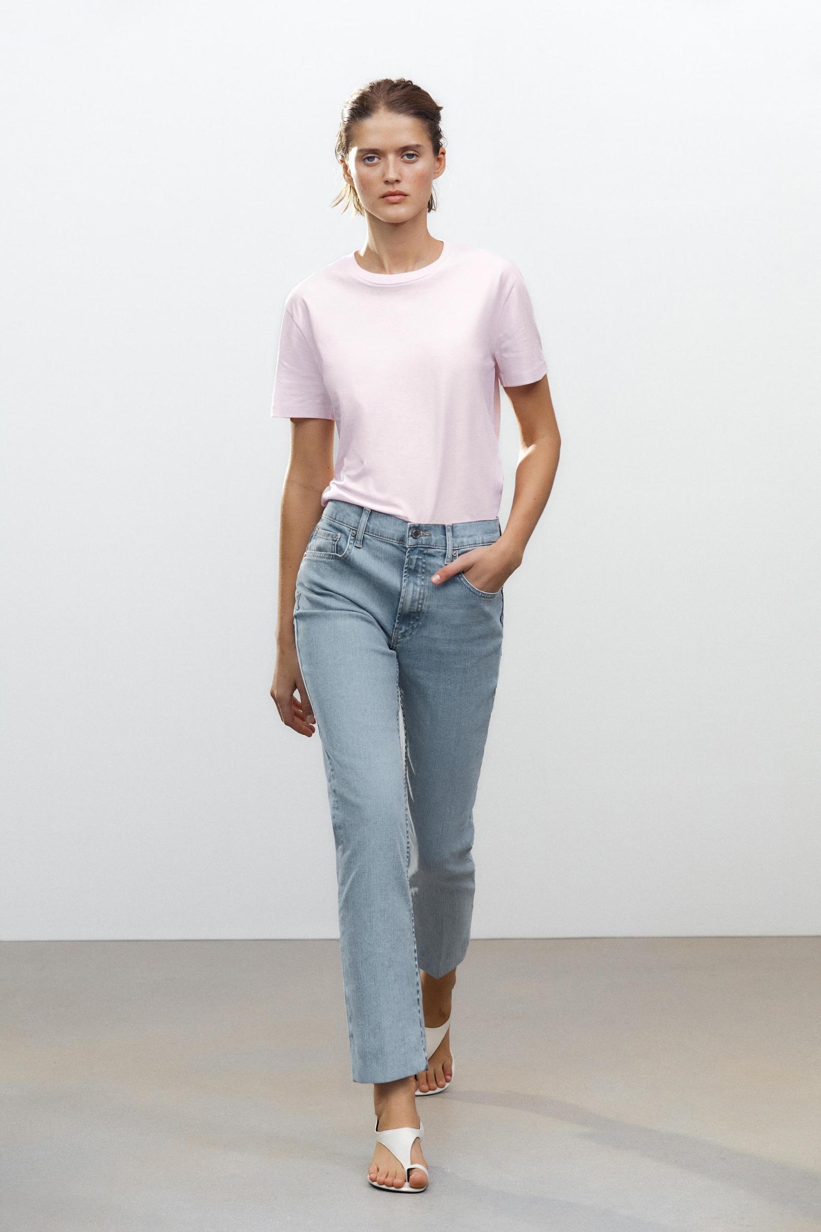 ZW COLLECTION HIGH WAIST WIDE LEG JEANS Product Image