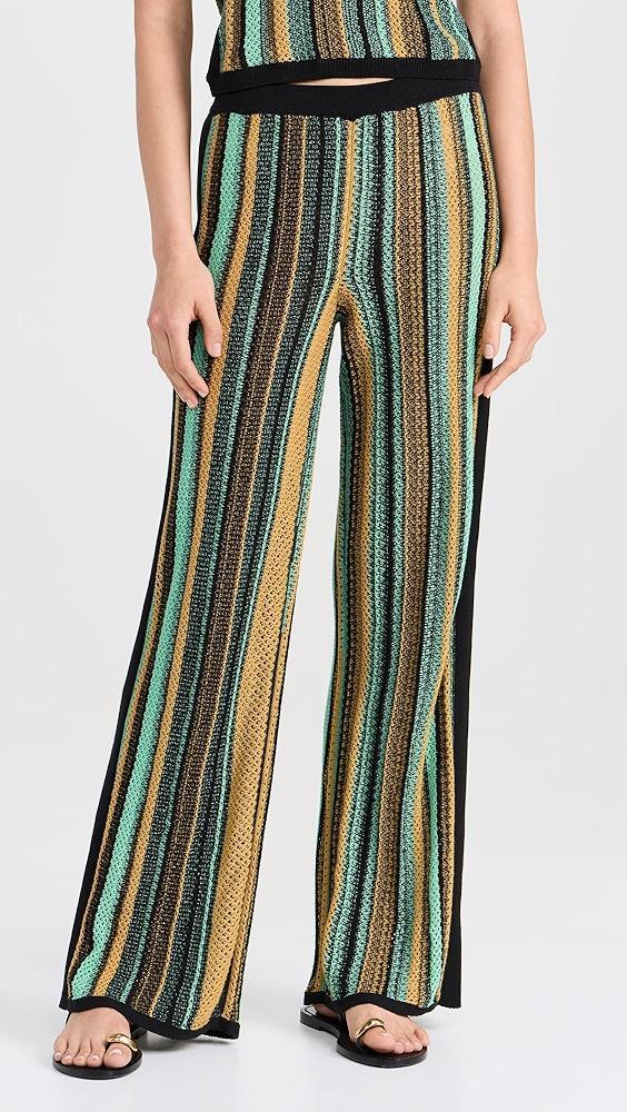 Nation LTD Cher Crochet Stripe Pants | Shopbop Product Image