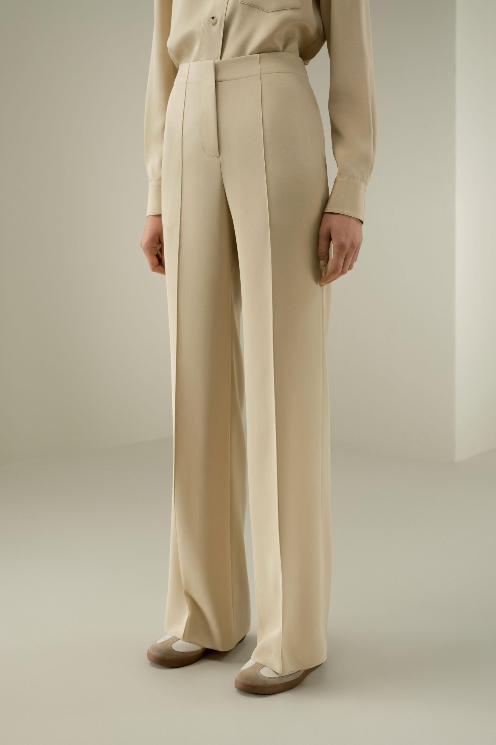 Minimalist Silk Crêpe Pant Product Image