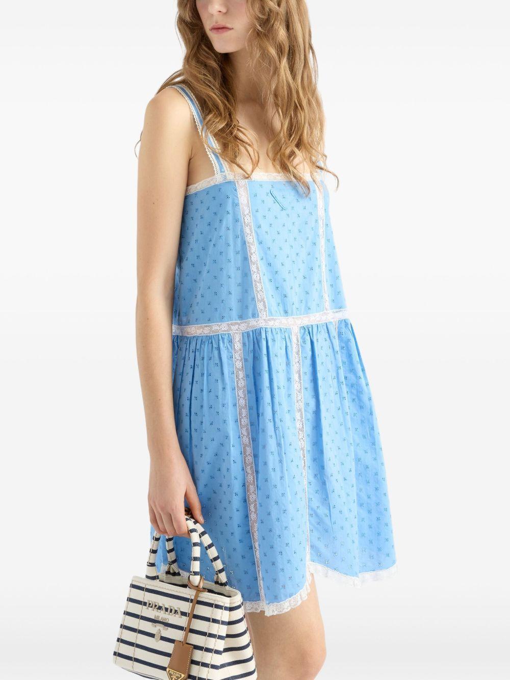 logo-embroidered mini dress Product Image