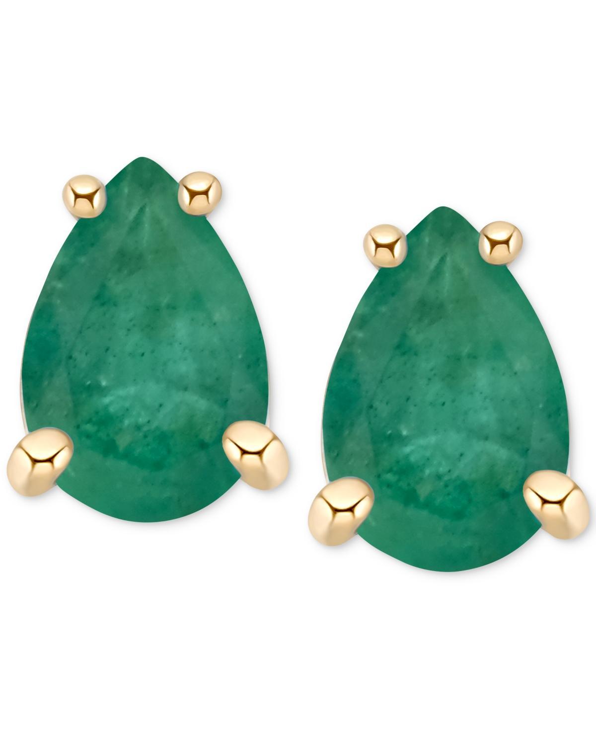 Celebration Gems 14k Gold Pear Shaped Sapphire Stud Earrings, Women's, 14k Whgold Product Image