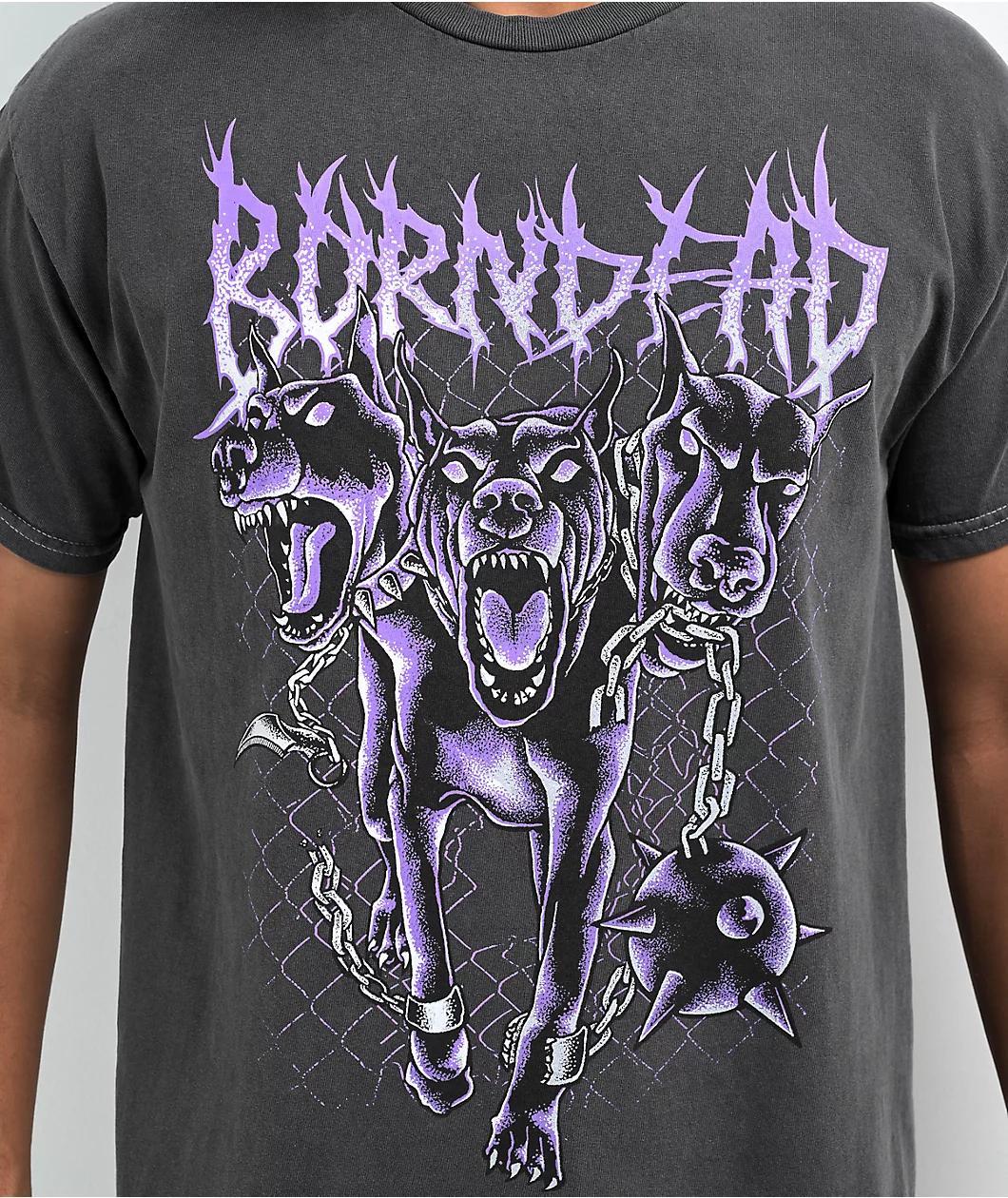 Born Dead Cerberus Grey T-Shirt Product Image