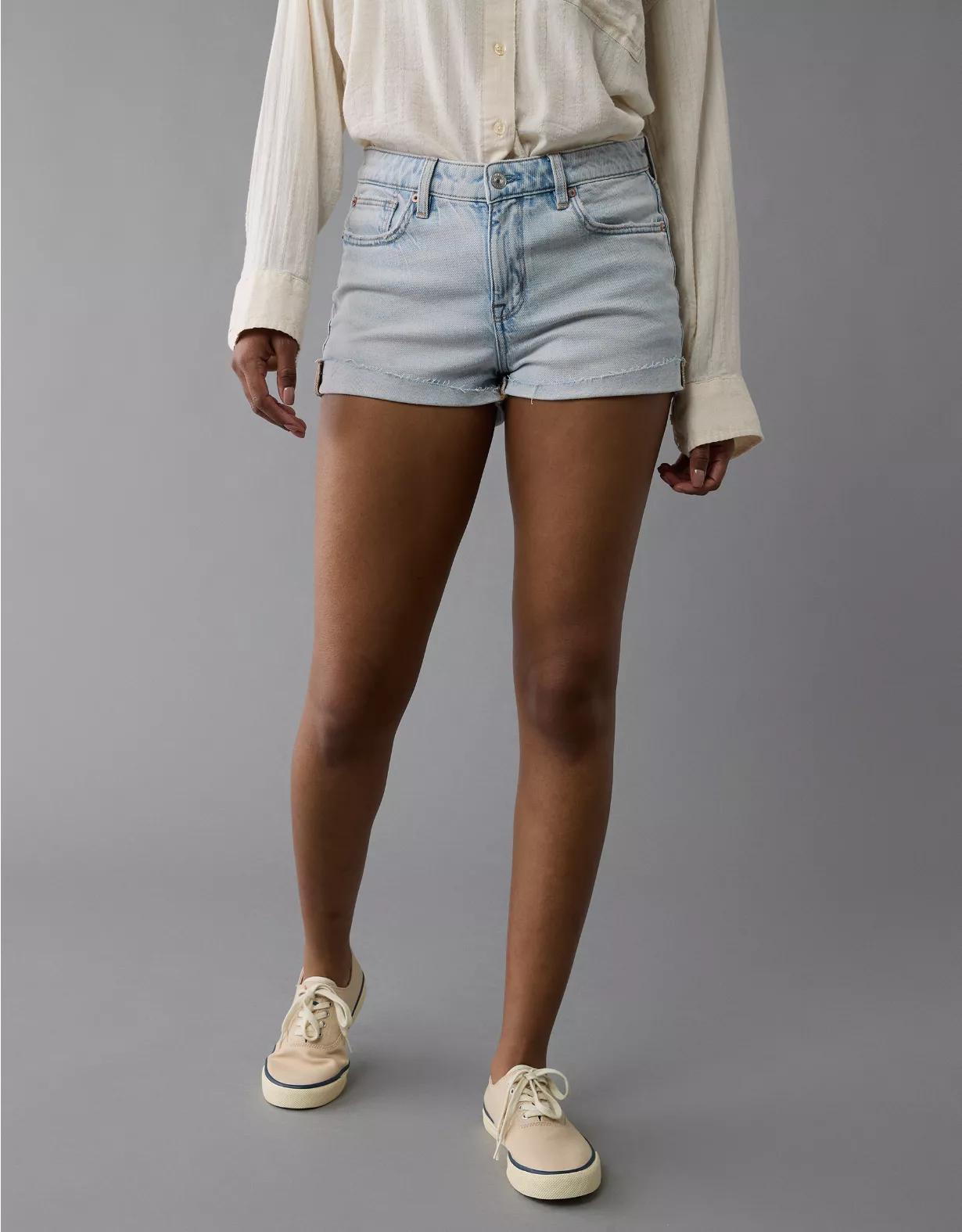 AE Stretch Denim Perfect Shortie Product Image