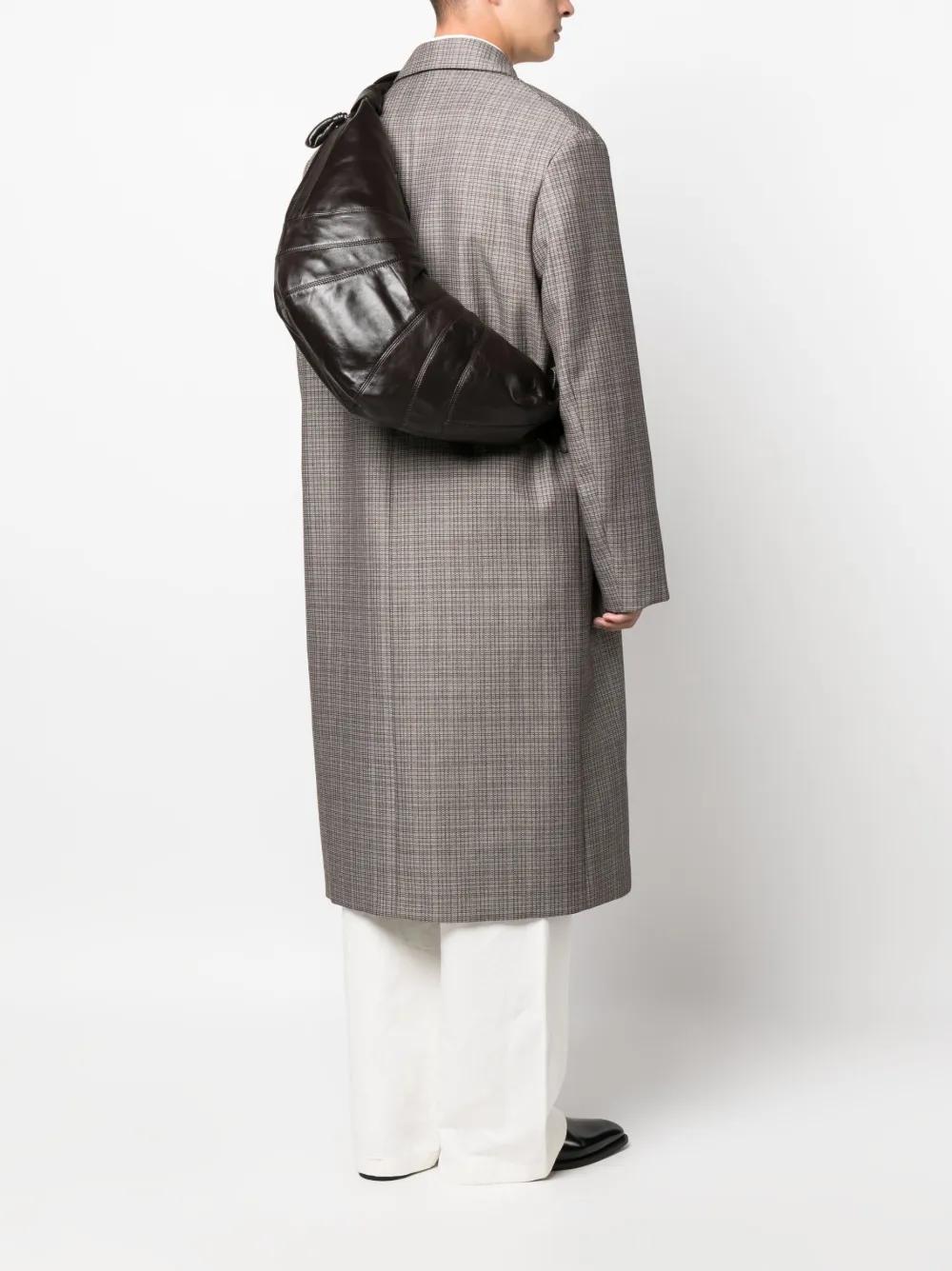 large Croissant leather shoulder bag Product Image