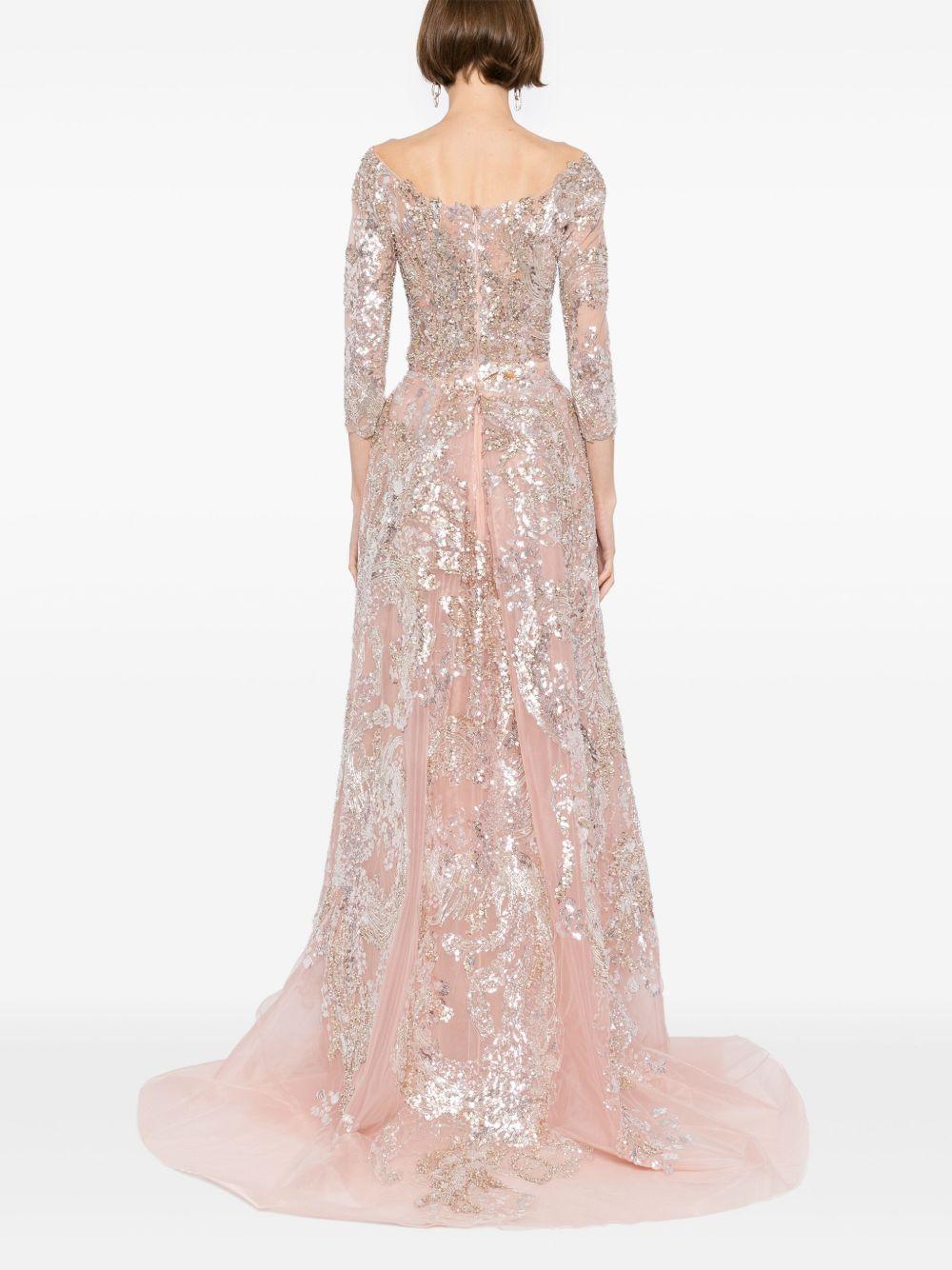 embroidered maxi dress Product Image