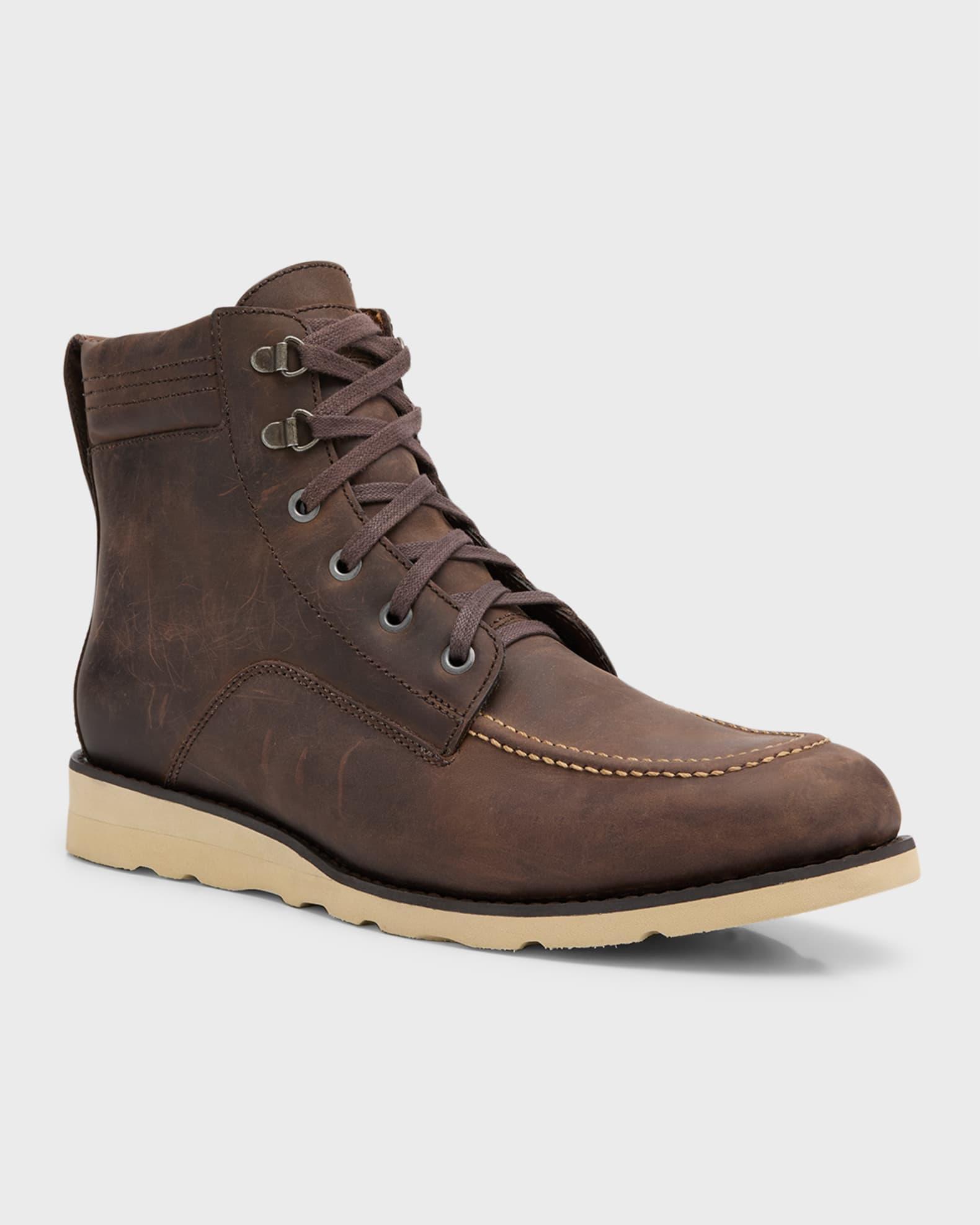Men's Alpine Descent Leather Hiking Boots Product Image