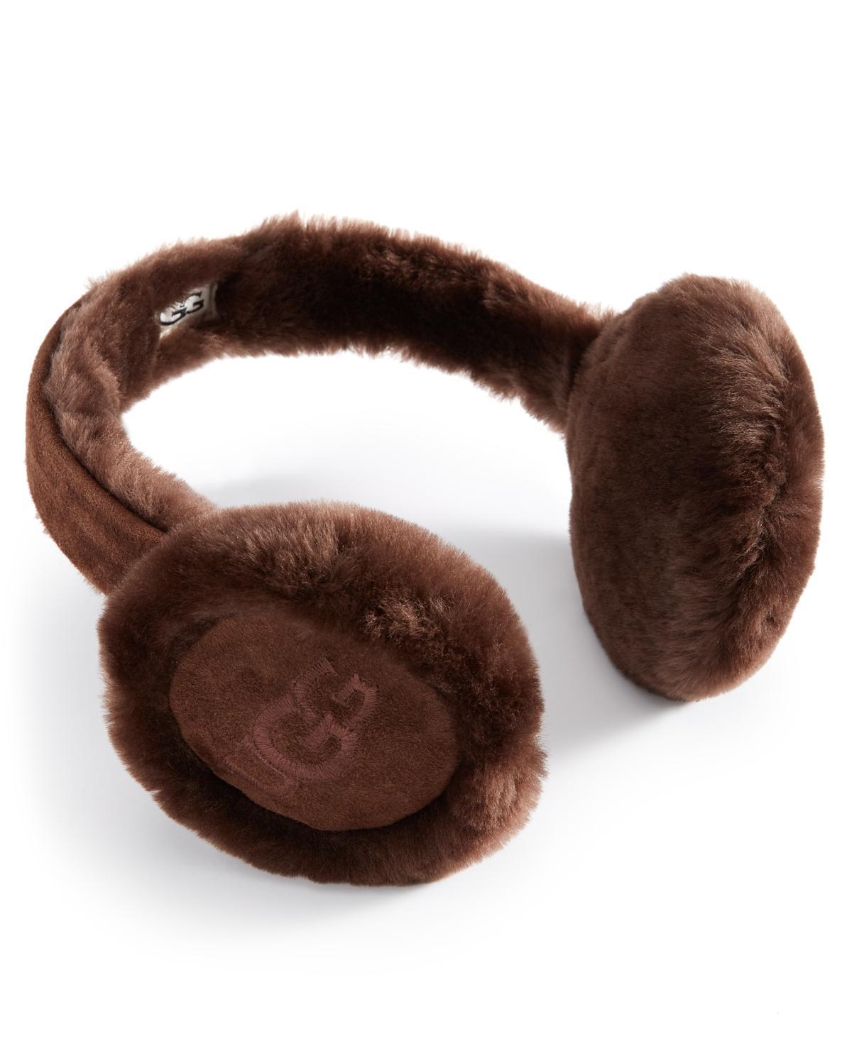 Embroidered Logo Shearling Earmuffs Product Image