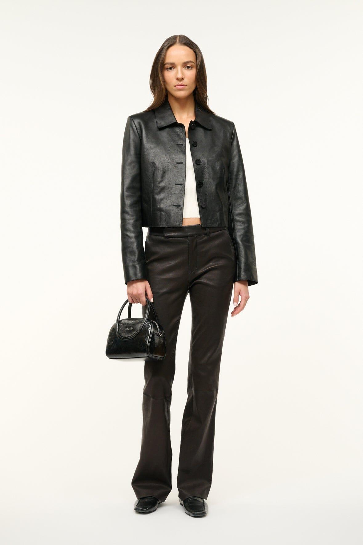 LEATHER MARINO JACKET | BLACK Product Image