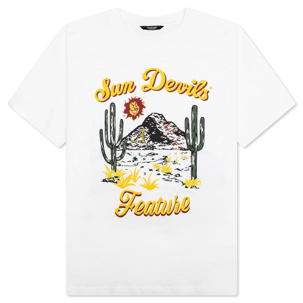 Feature x ASU Hill Tee - White Male Product Image