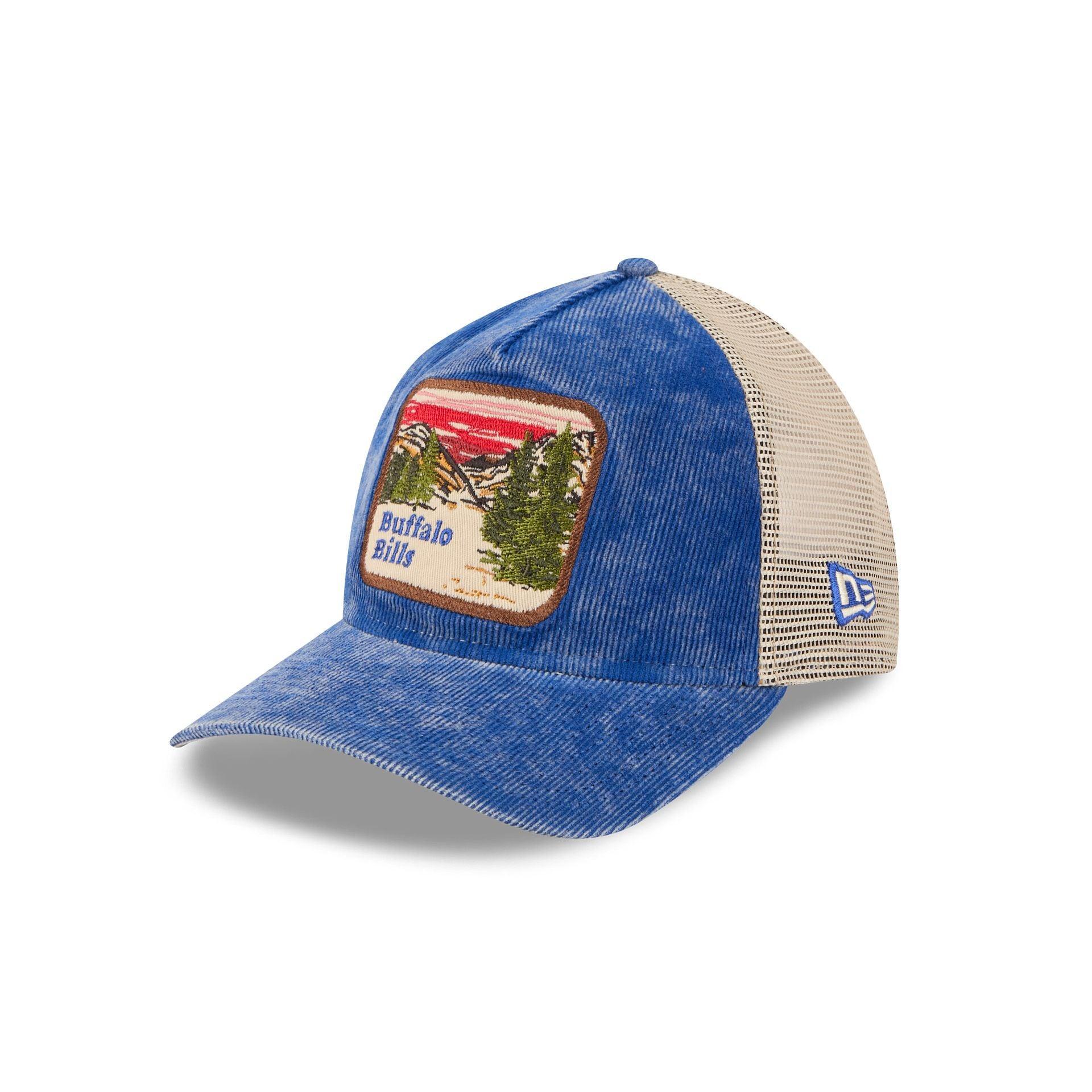 Buffalo Bills Vintage Landscape 9TWENTY A-Frame Trucker Hat Male Product Image