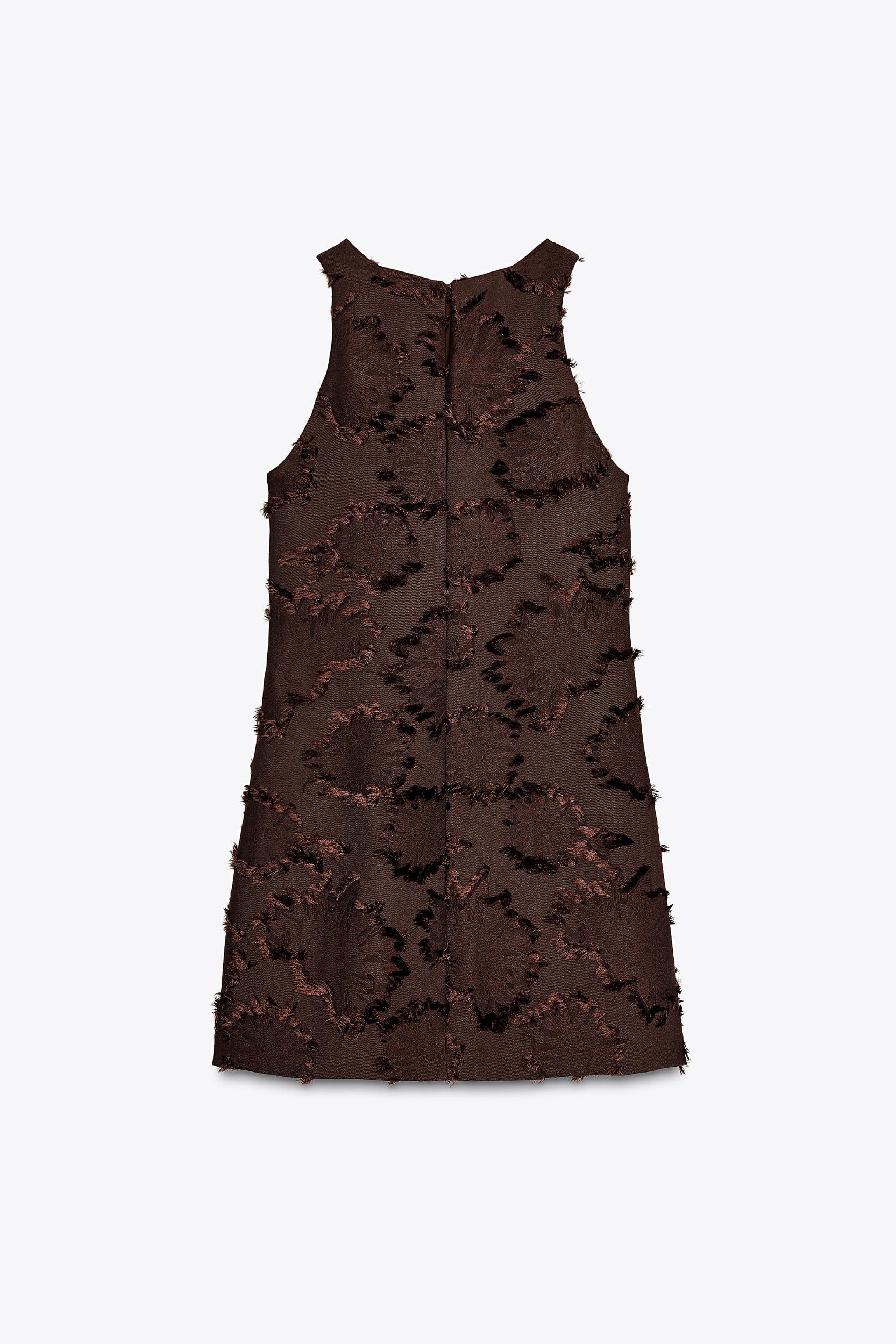 TEXTURED KNIT MINI DRESS Product Image
